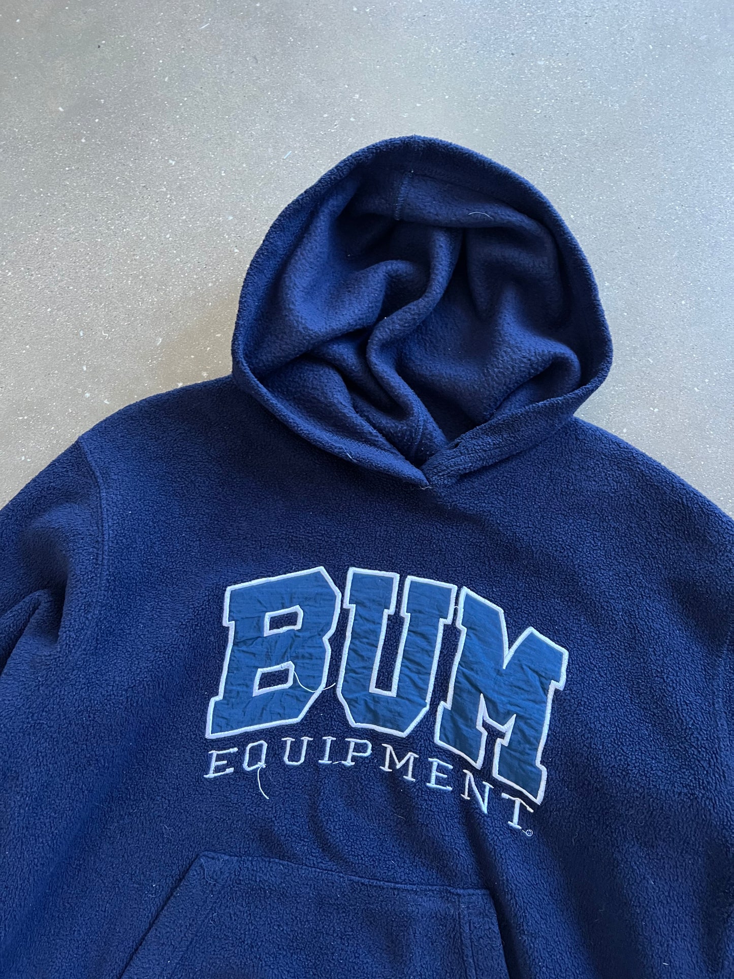 Vintage Blue Bum Equipment Hoodie - M