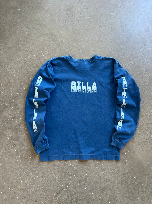 Vintage Sky Blue Billabong Shirt - XS