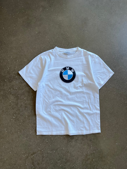 Vintage White BMW Logo Shirt - M