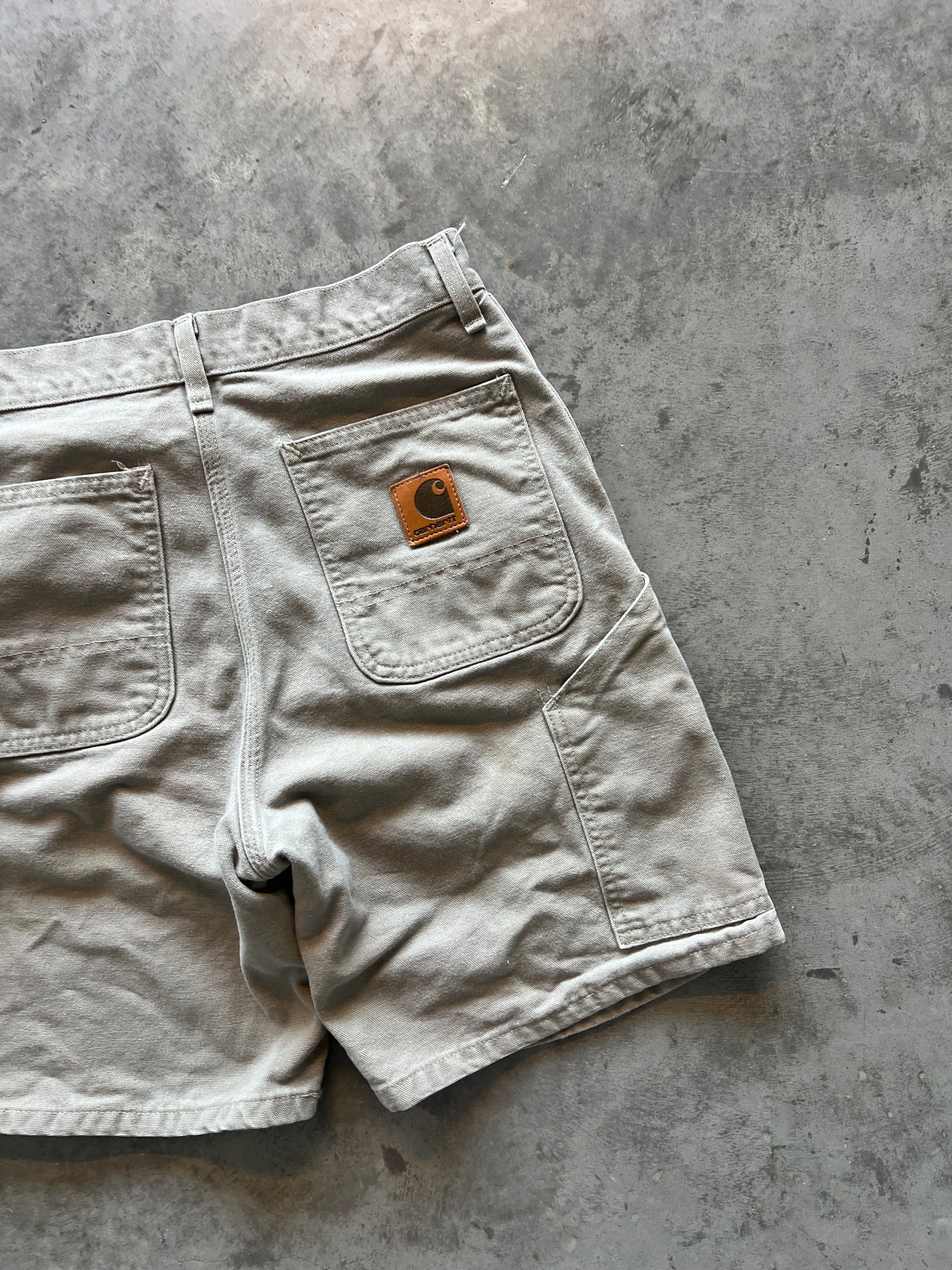 Vintage Tan Carhartt Carpenter Shorts - 28/30
