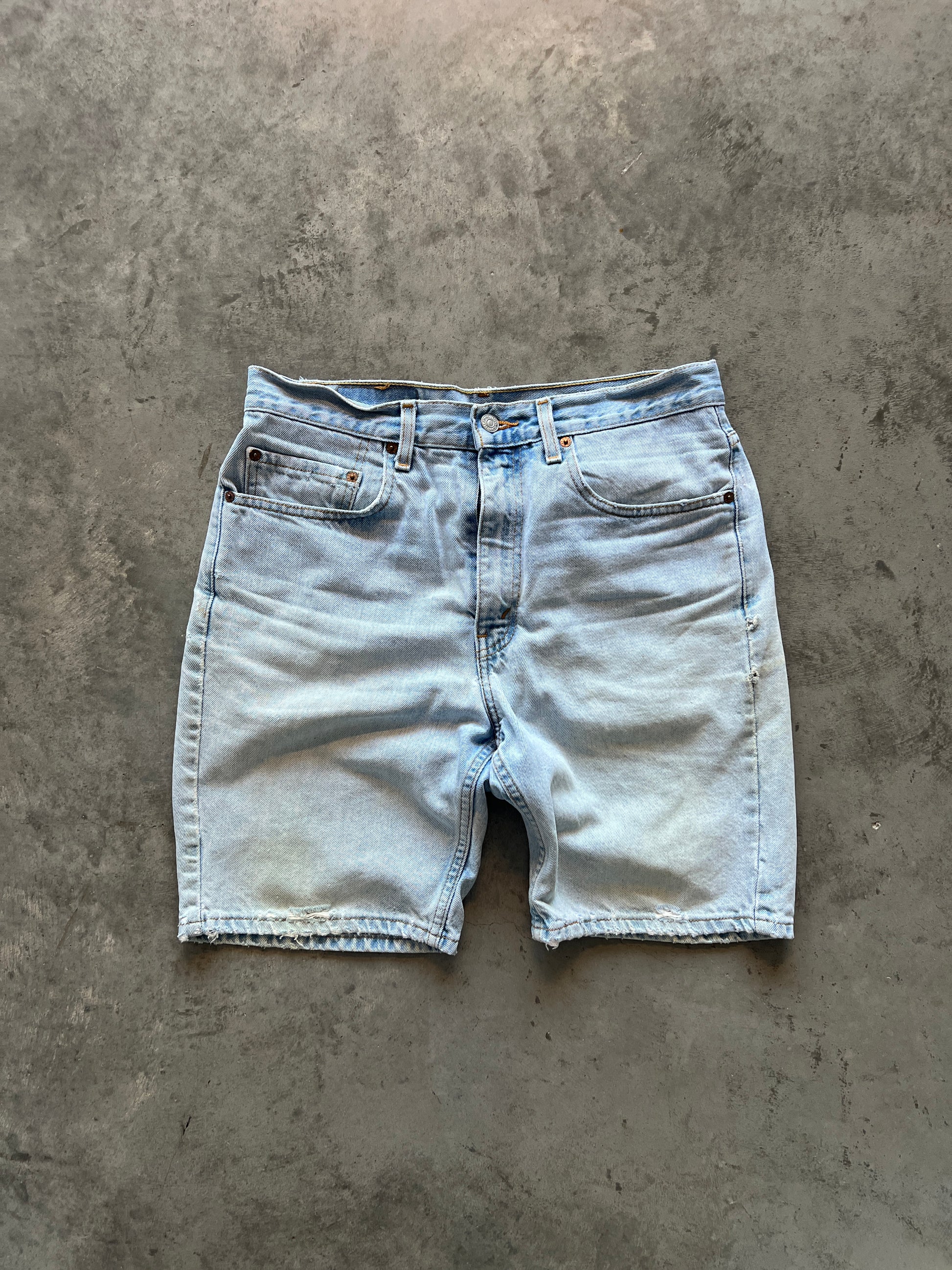 Vintage Faded Levi 505 Shorts - 32