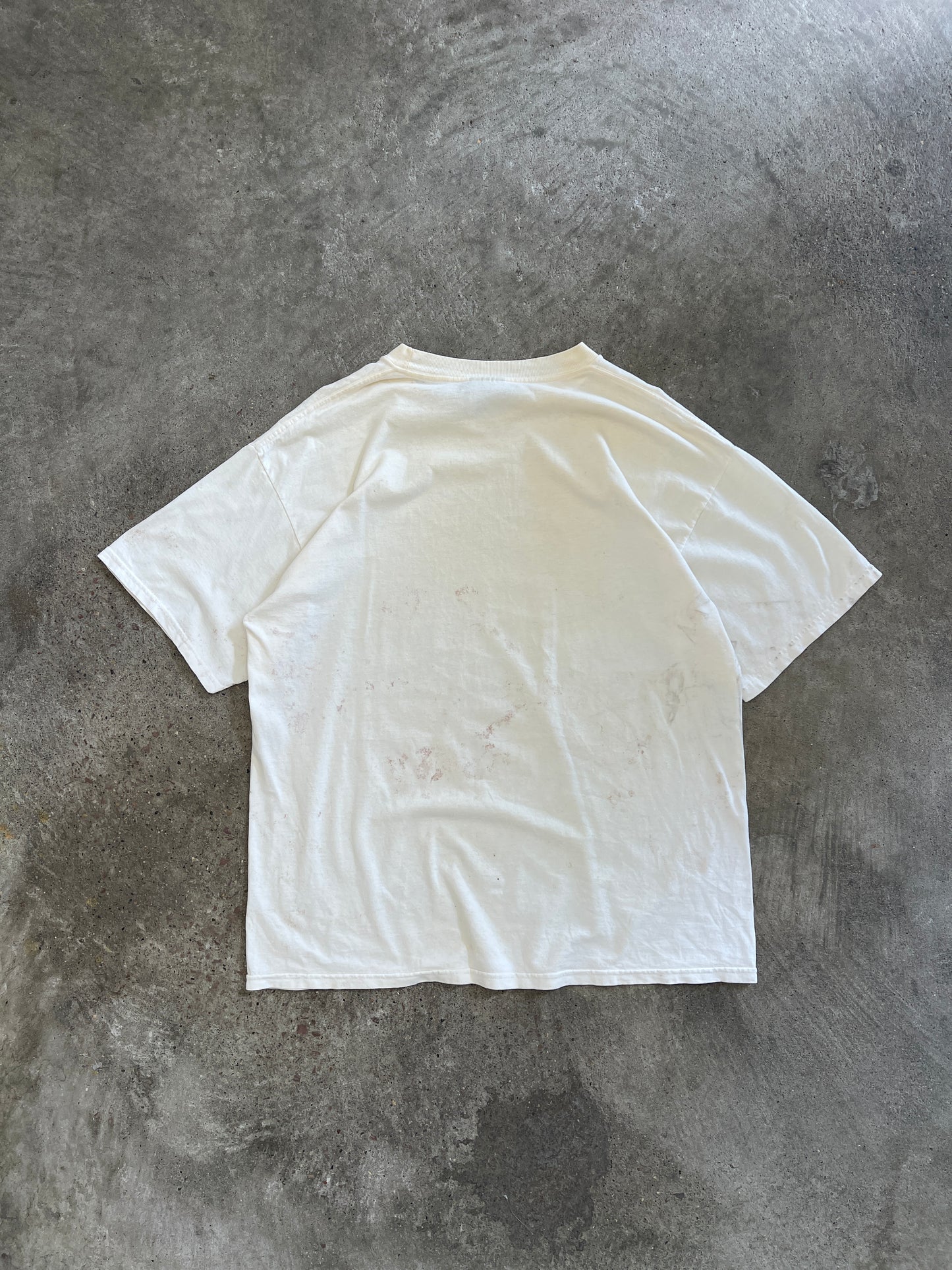 Vintage White Nike Logo Shirt - XL