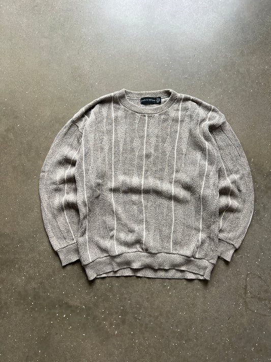Vintage Tan Croft & Borrow Knit Sweater - LT