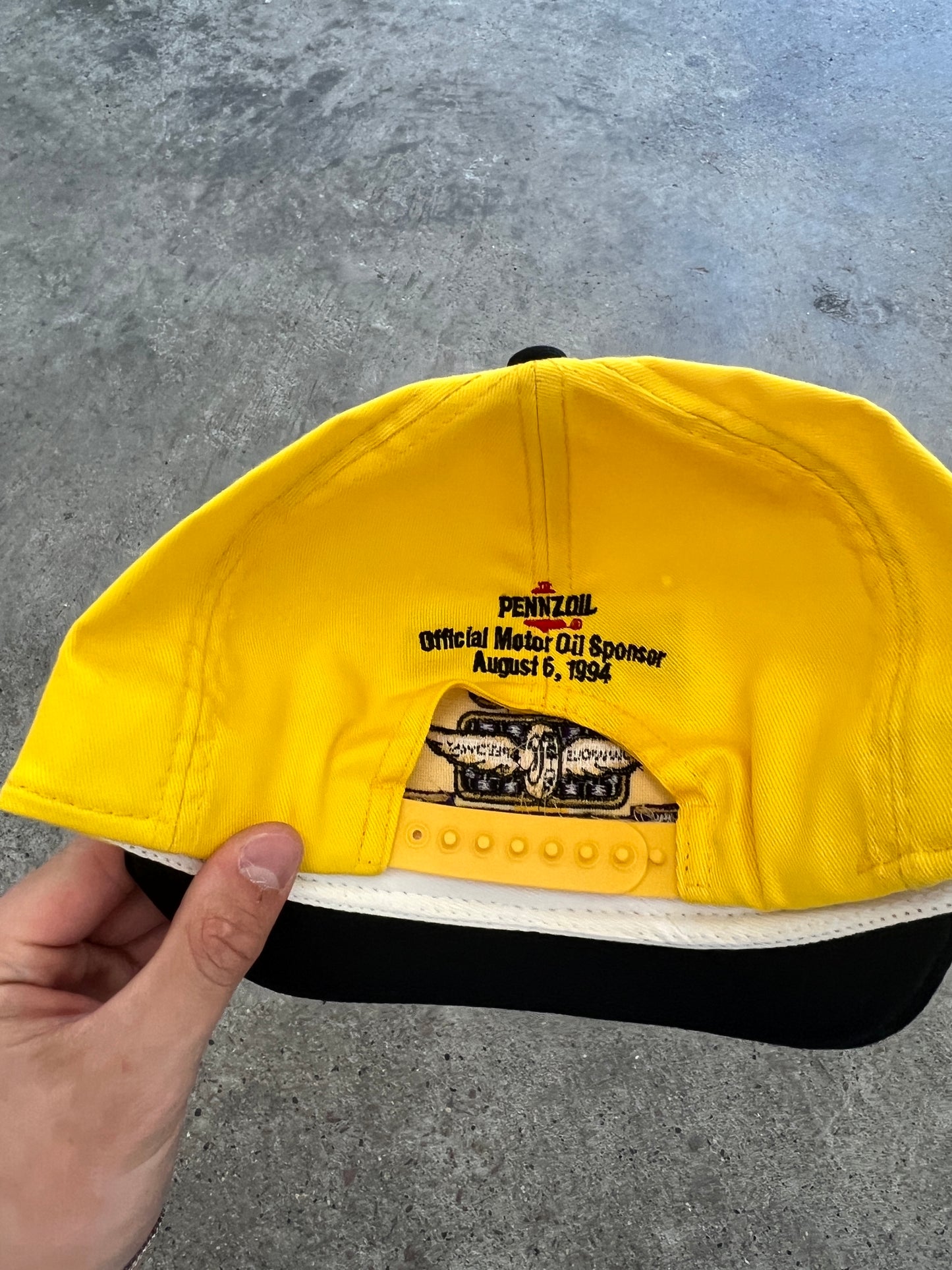 Vintage Yellow Brickyard Snapback Hat