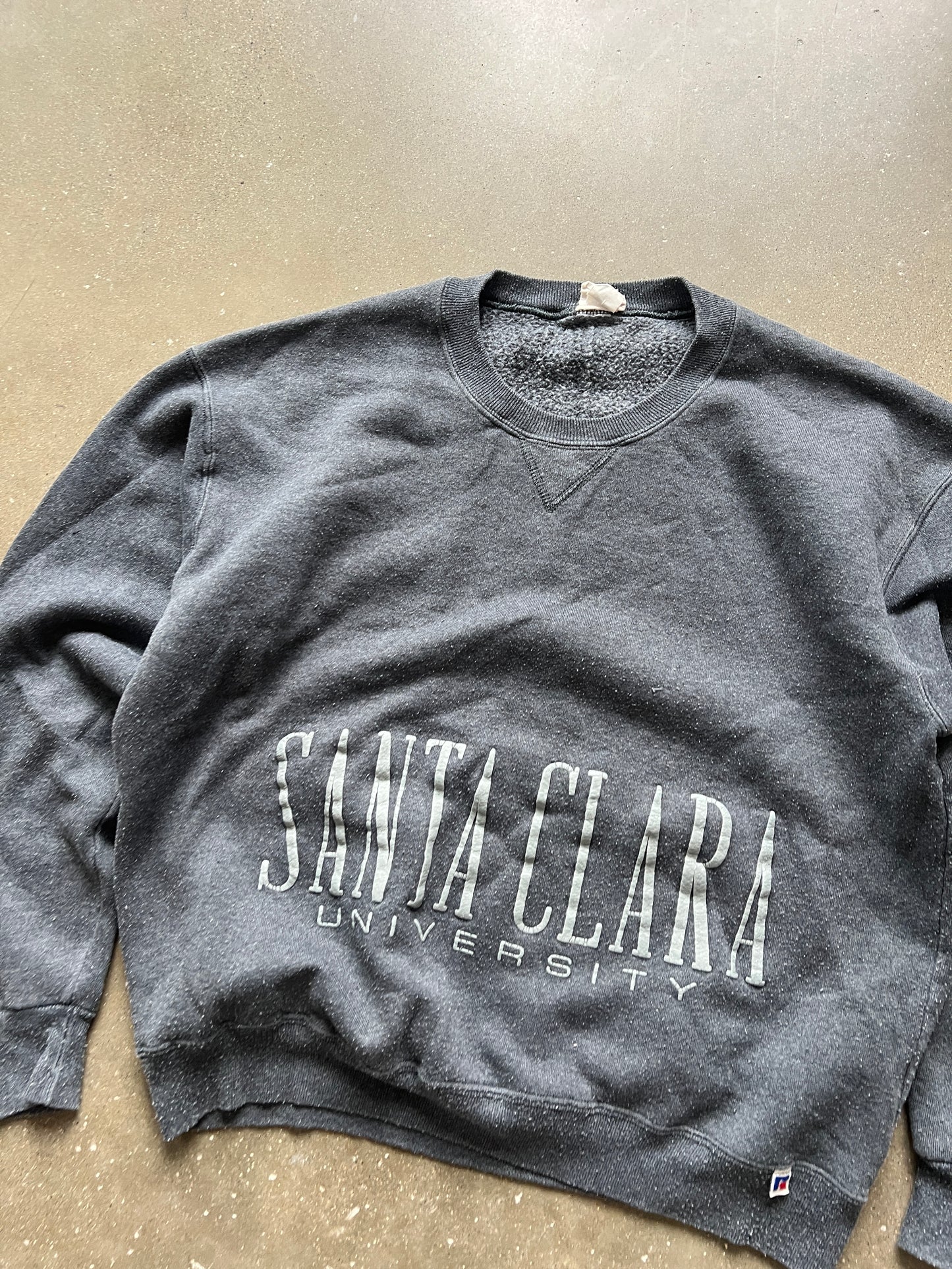 Vintage Dark Grey Santa Clara Crew - S