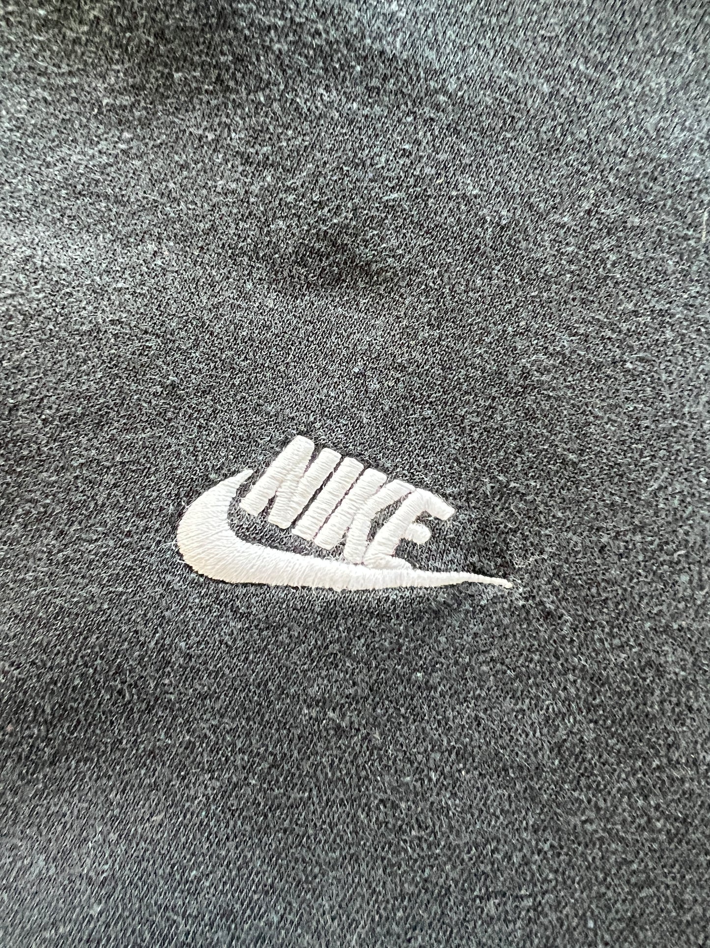 Vintage Black Nike Spellout Crew - M