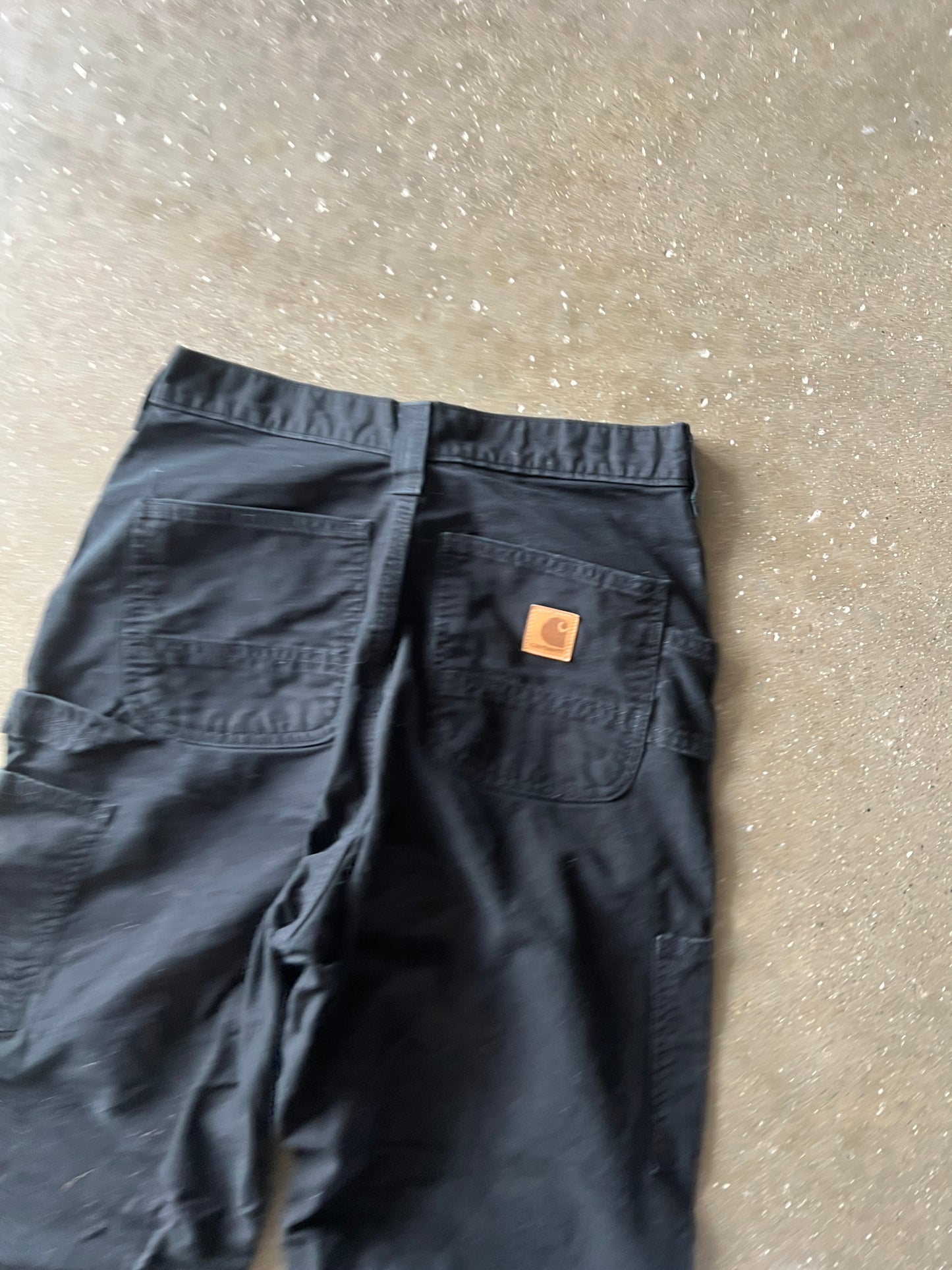 Vintage Faded Black Carhartt Cargo Pants - 30x32