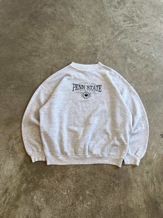 Vintage Penn State Spellout Crew - XL