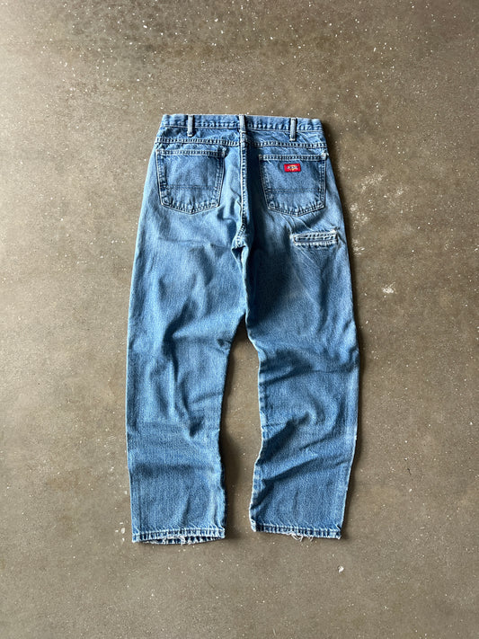 Vintage Blue Dickies Double Knee Carpenter Pants 33x32