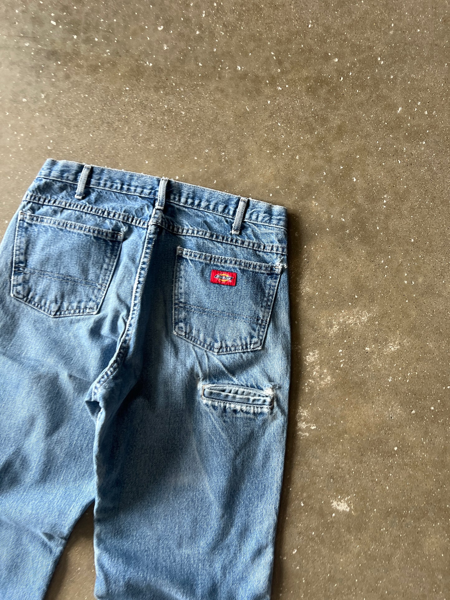 Vintage Blue Dickies Double Knee Carpenter Pants 33x32