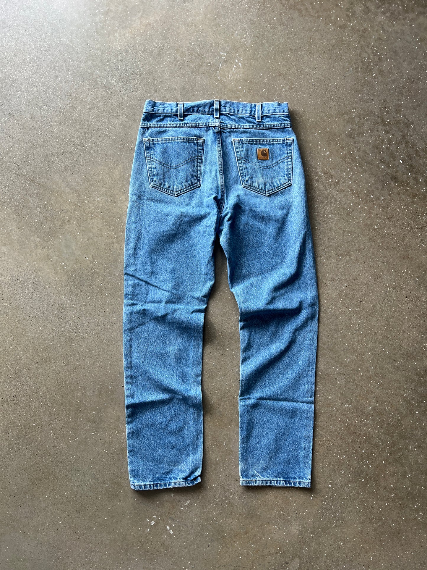 Vintage Blue Carhartt Carpenter Pants 34x32