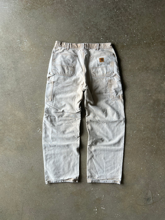 Vintage Tan Carhartt Carpenter Pants - 34x32