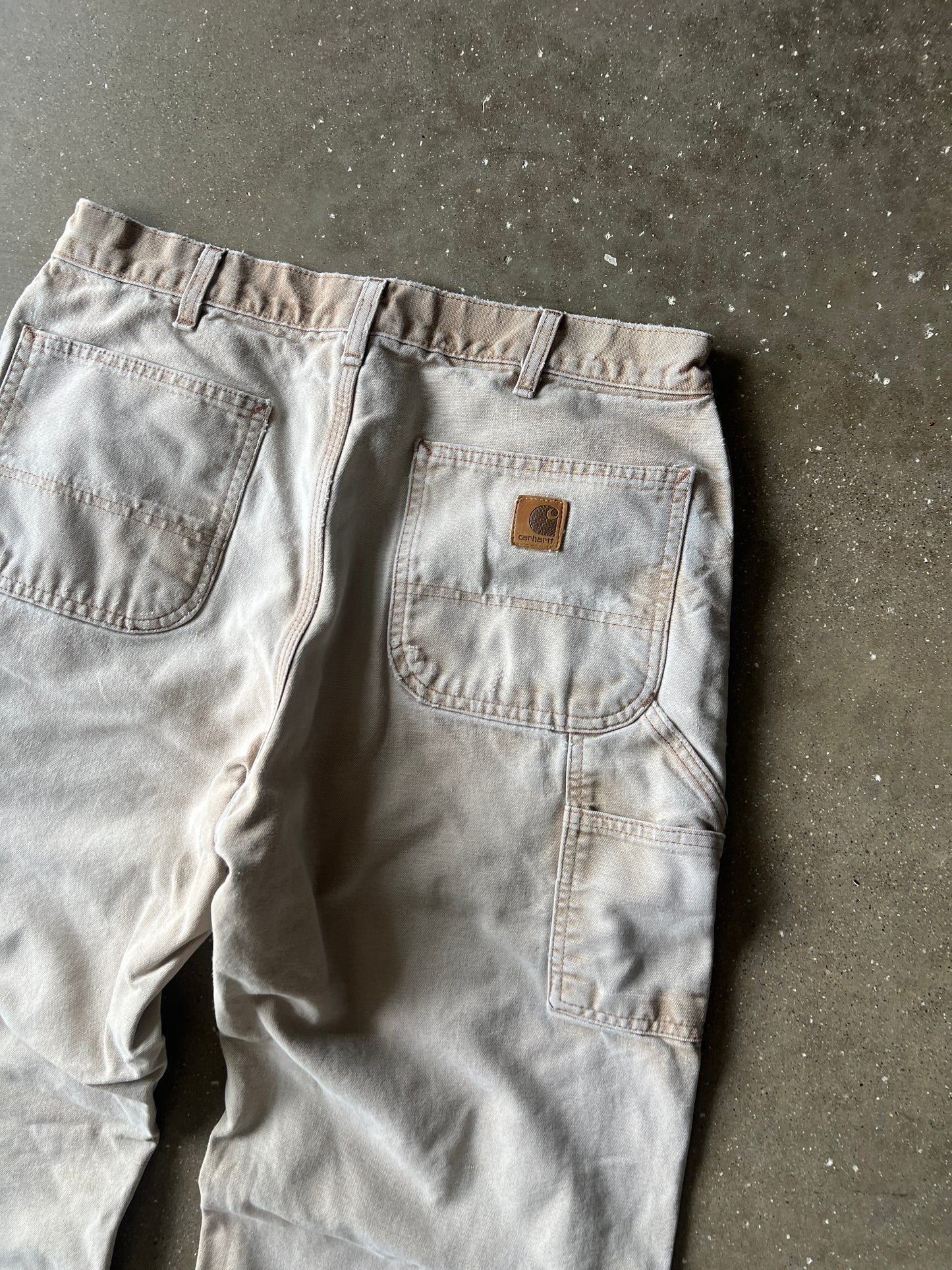 Vintage Tan Carhartt Carpenter Pants - 34x32