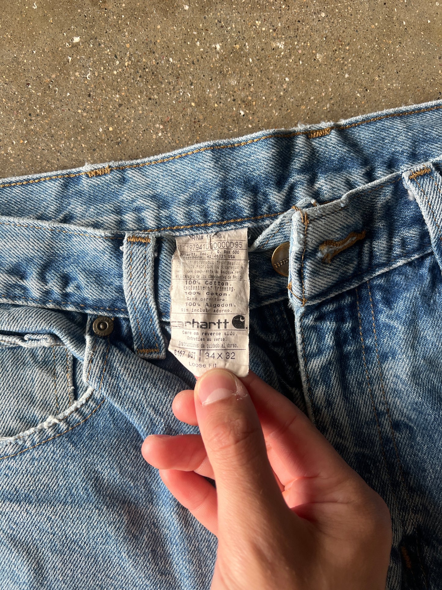 Vintage Denim Carhartt Carpenter Pants - 34x32