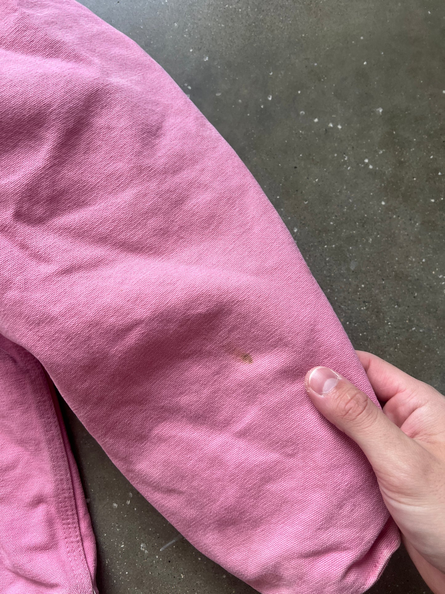 Vintage Bubble Gum Pink Carhartt Sherpa Jacket - XL