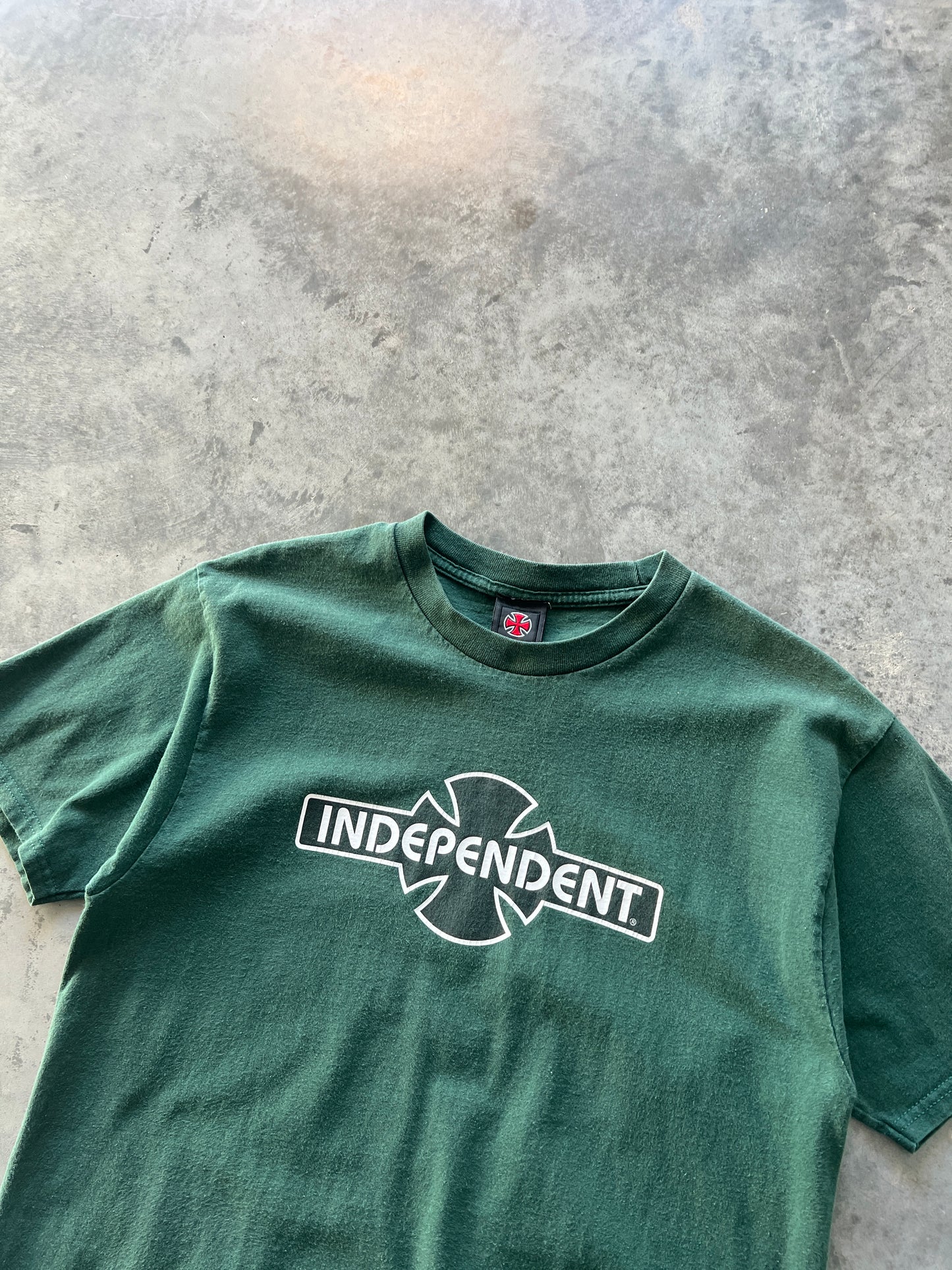 Vintage Forest Green Independent Shirt - M