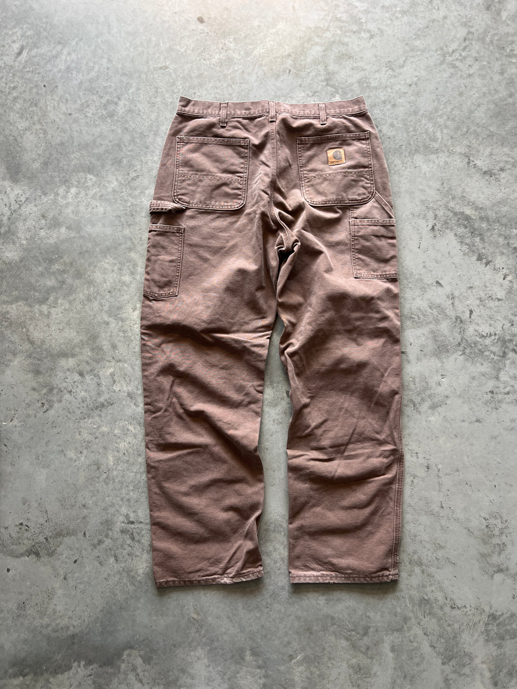 Vintage Mocha Brown Carhartt Carpenter Pants - 36x34