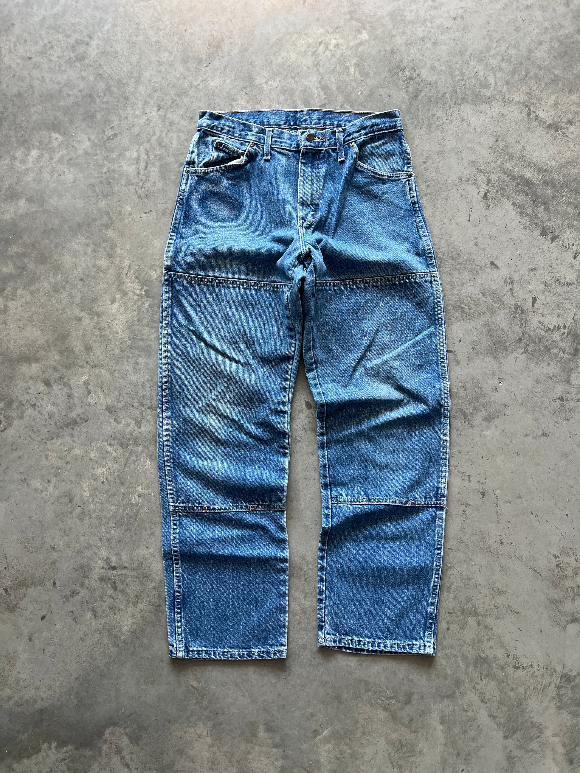 Vintage Blue Dickie Double Knee Pants - 30x32