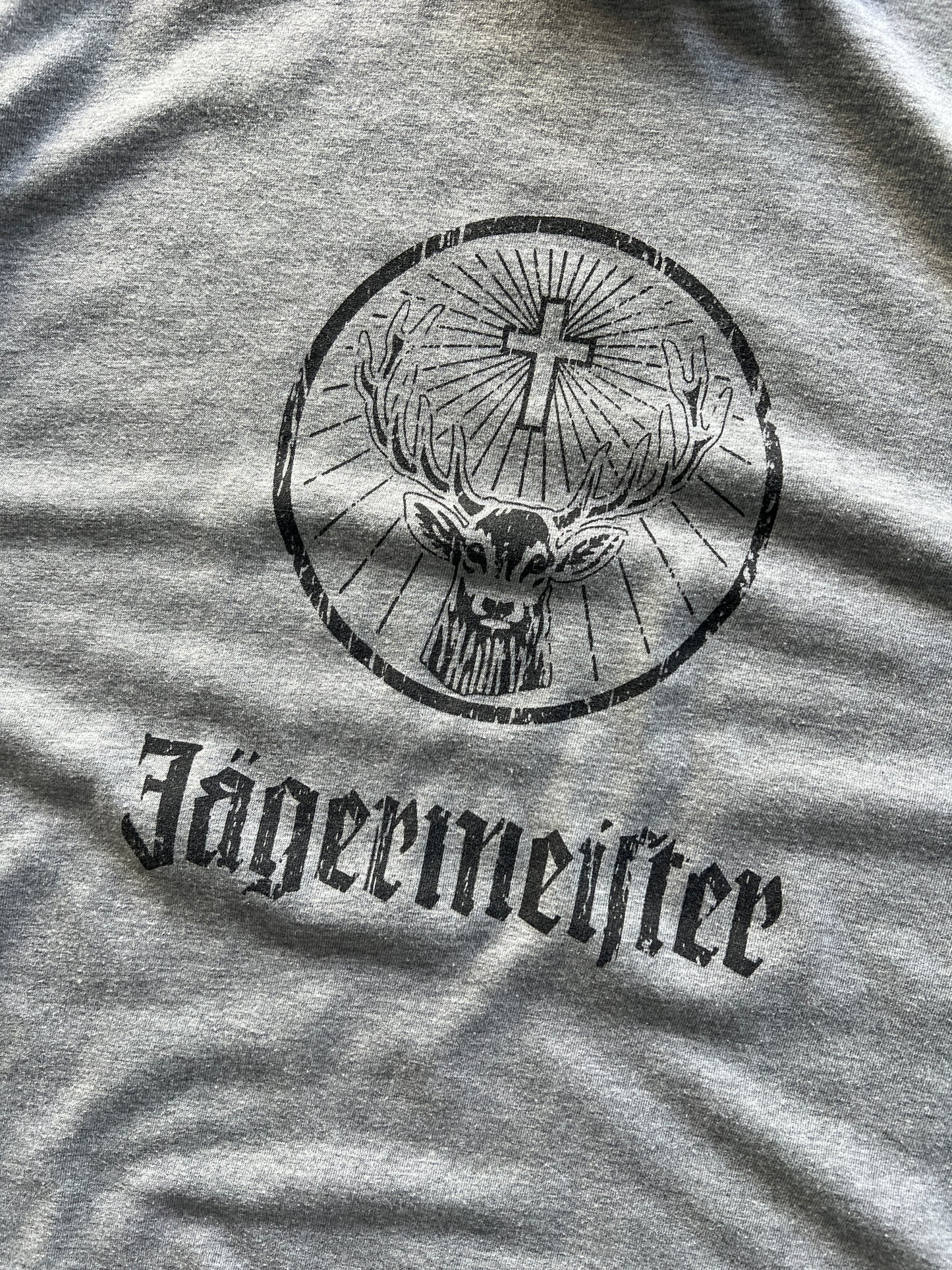 Vintage Heather Grey Jagermeister Beer Shirt - S