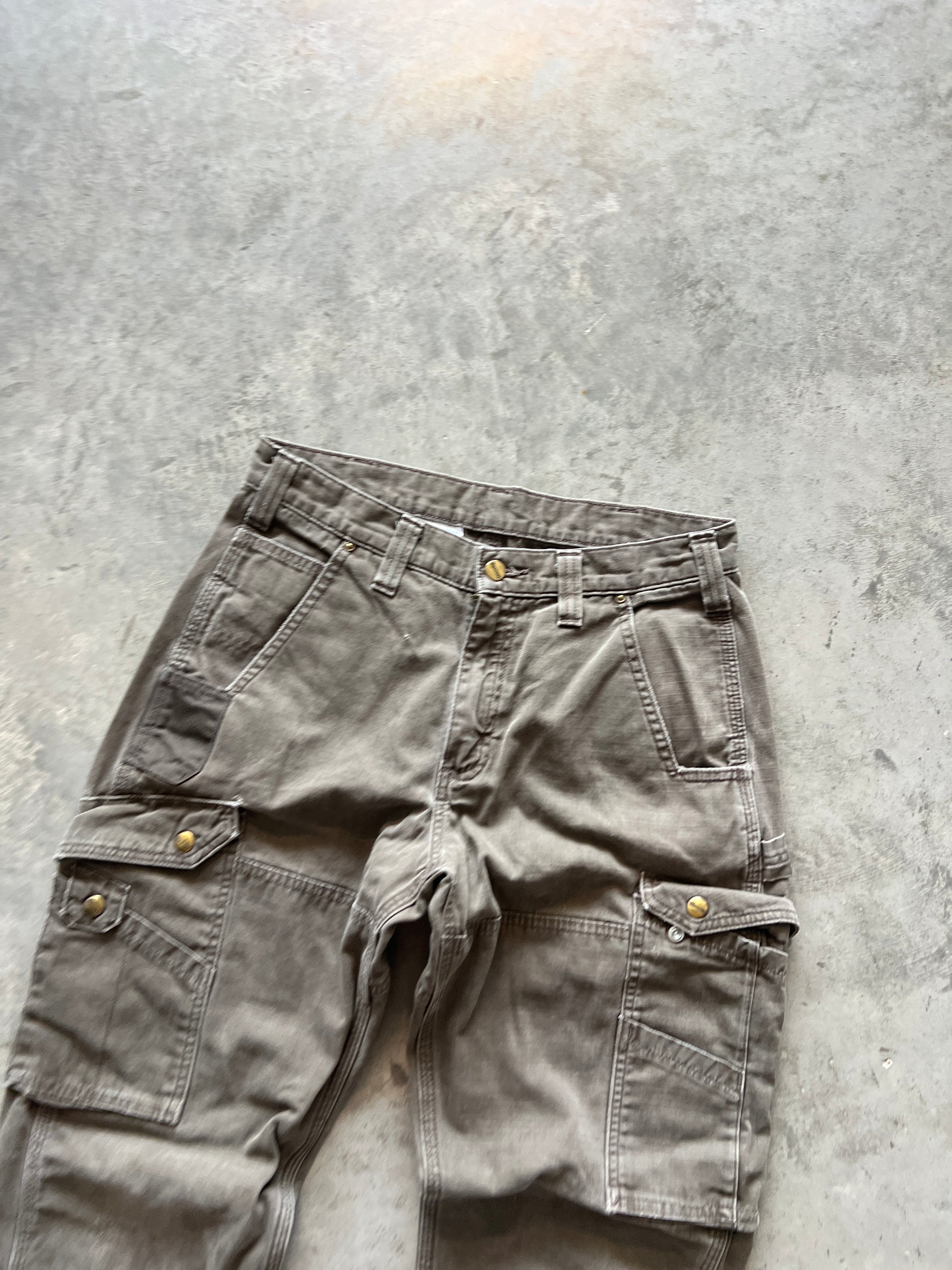 Vintage Mocha Brown Carhartt Cargo Pants - 32x32