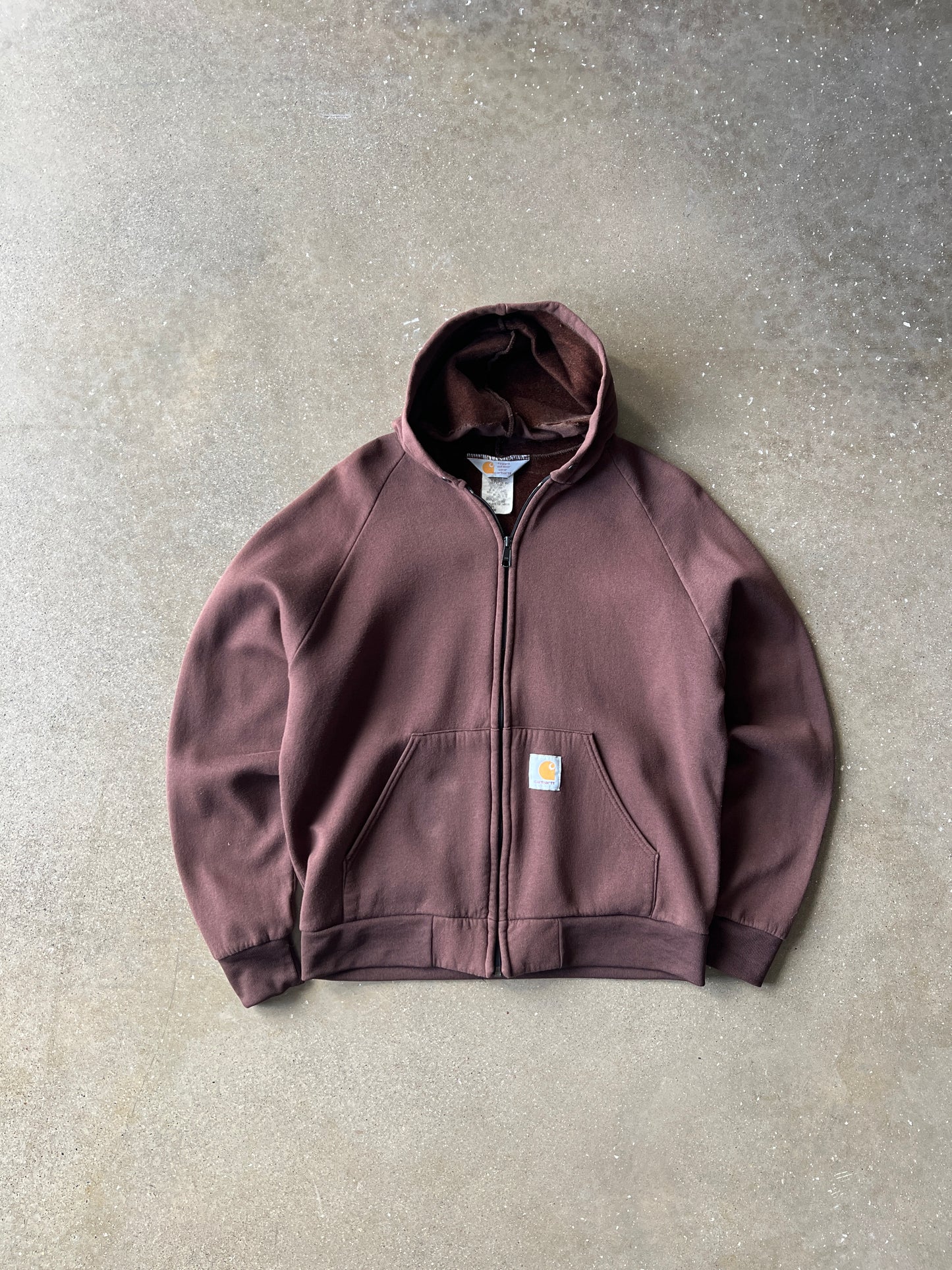 Vintage Brown Carhartt Hoodie - L