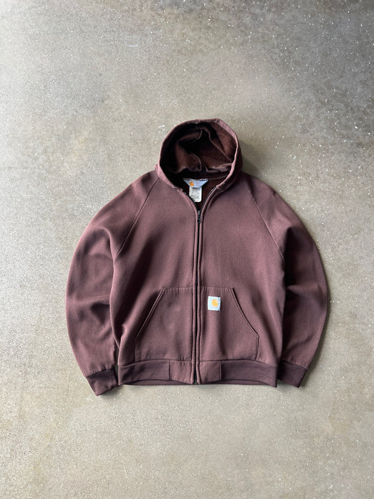 Vintage Brown Carhartt Hoodie - L