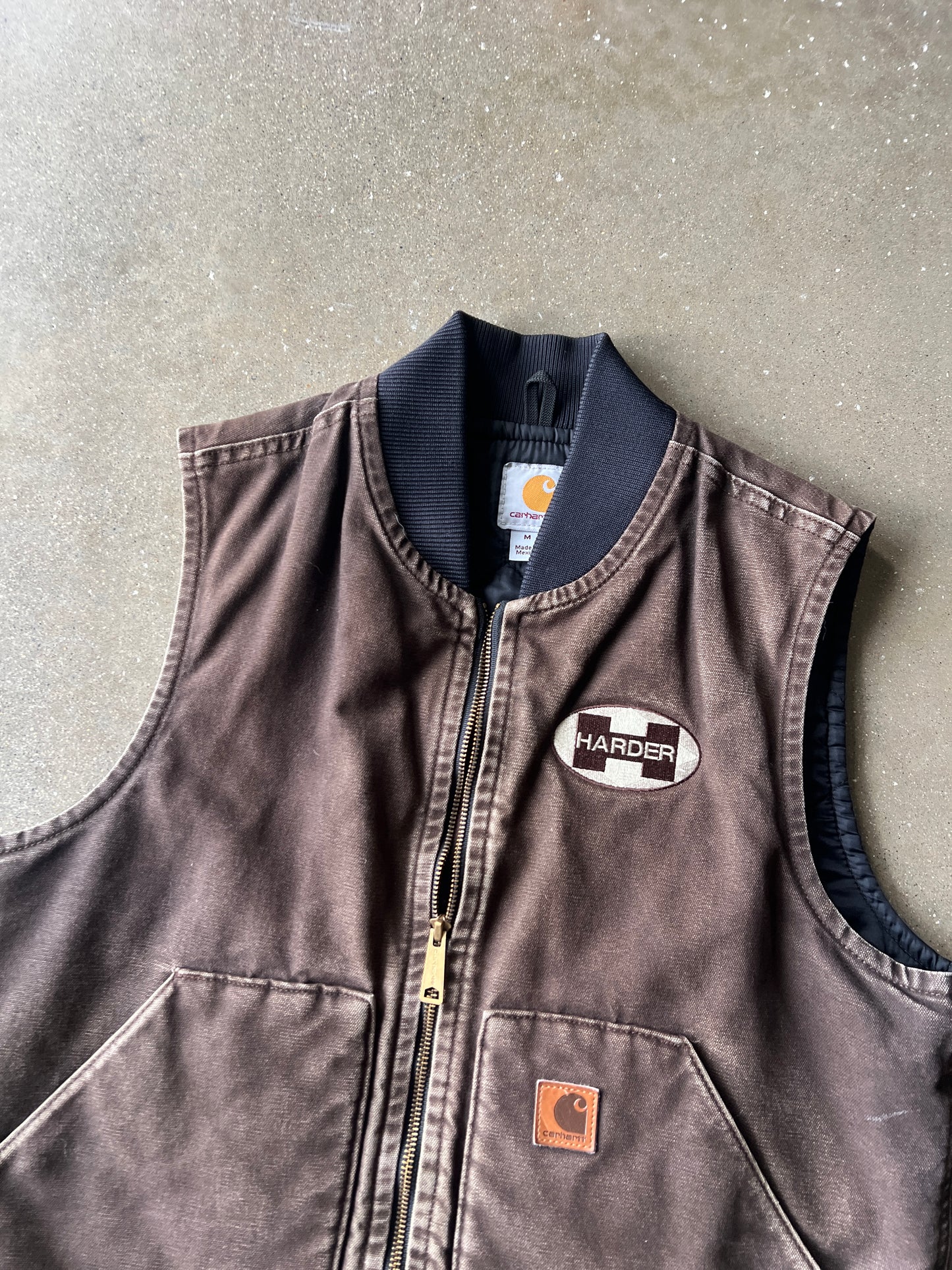 Vintage Faded Brown Carhartt Vest - M