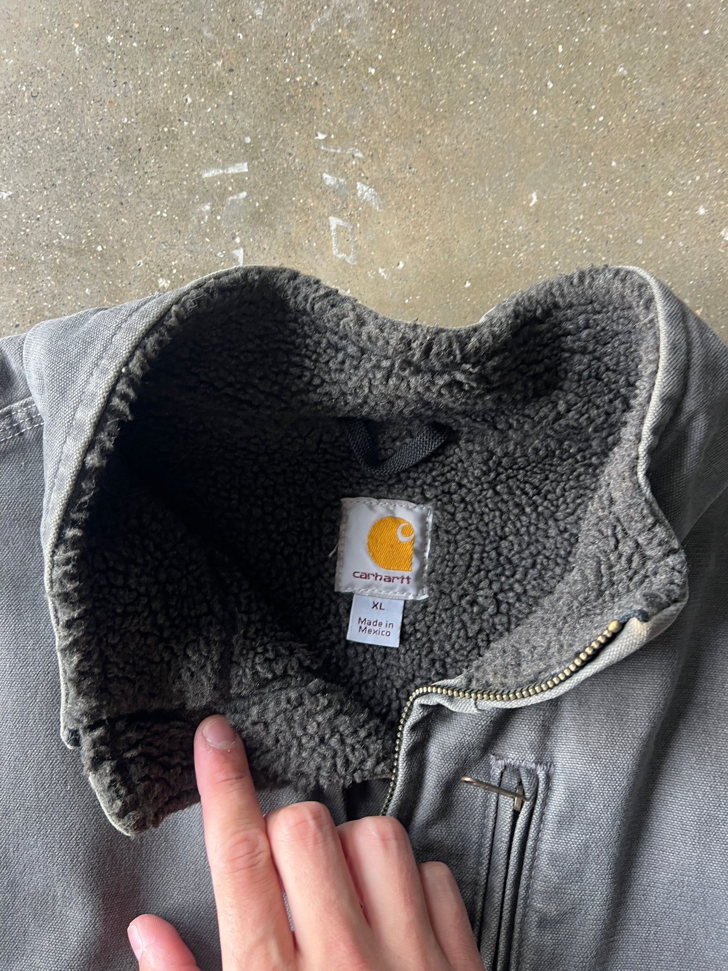 Vintage Faded Black Carhartt Vest - XL