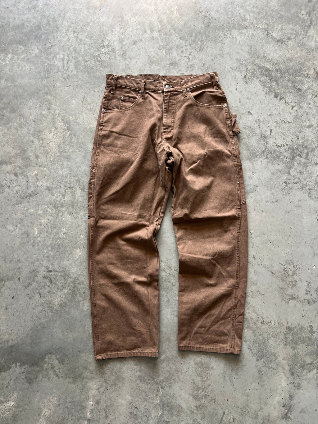 Vintage Mocha Brown Dickie Carpenter Pants -  32x30