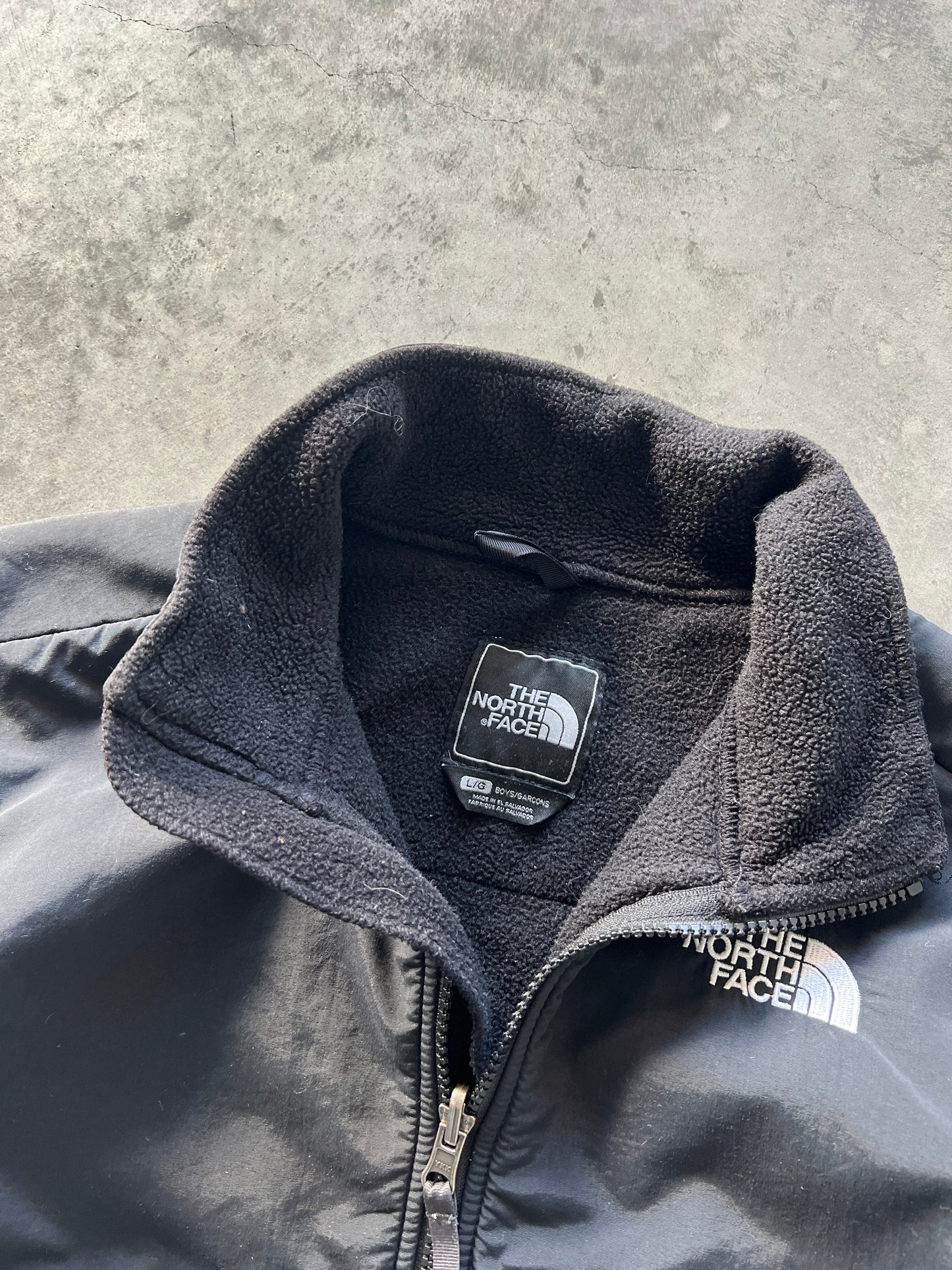 Vintage Black The North Face Fleece - M