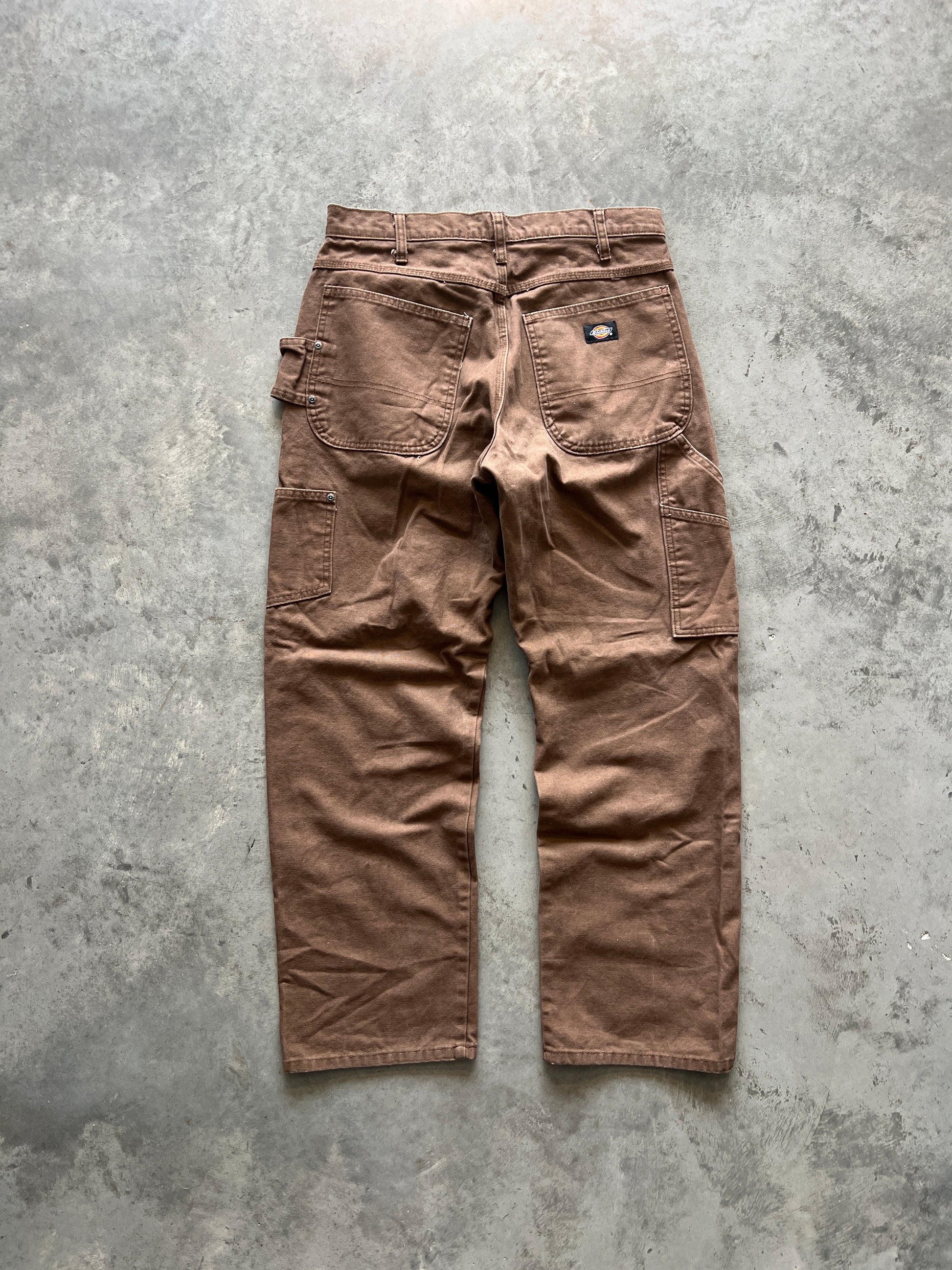 Vintage Mocha Brown Dickie Carpenter Pants -  32x30