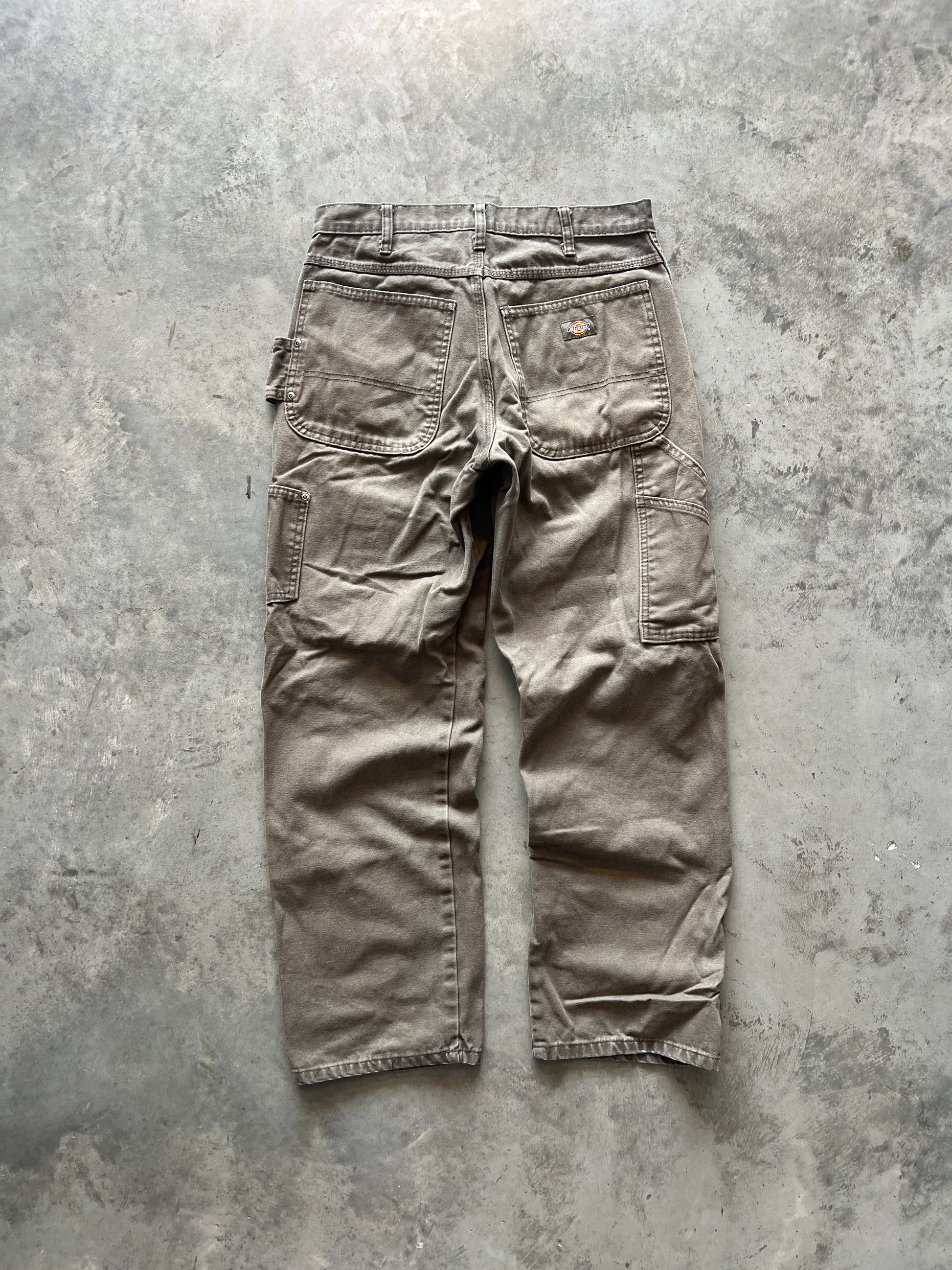Vintage Dark Brown Dickie Carpenter Pants -  32x34