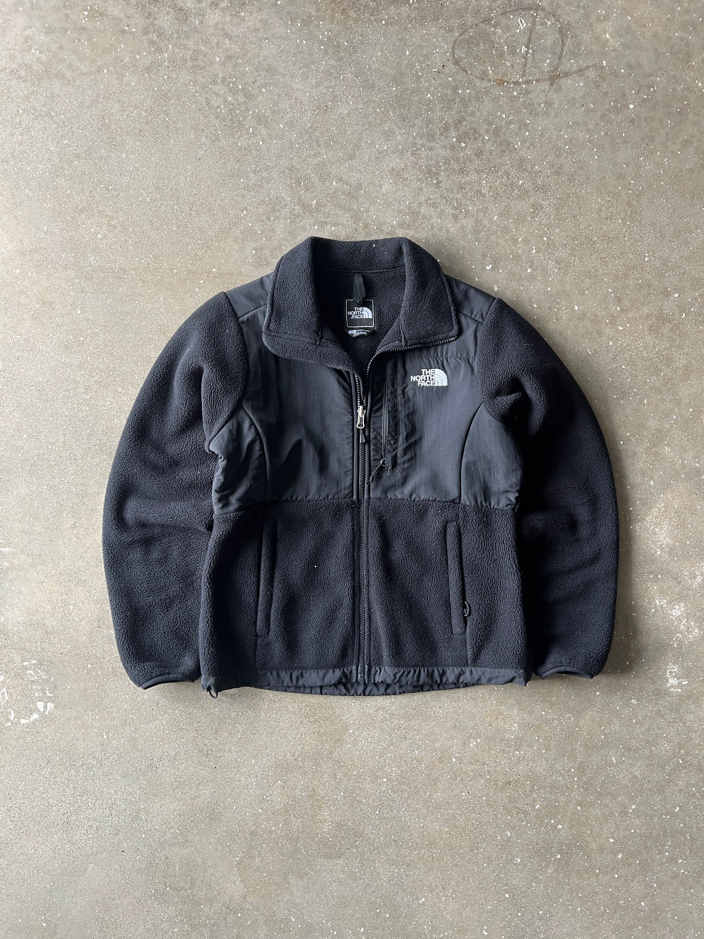 Vintage Black North Face Fleece Jacket - S