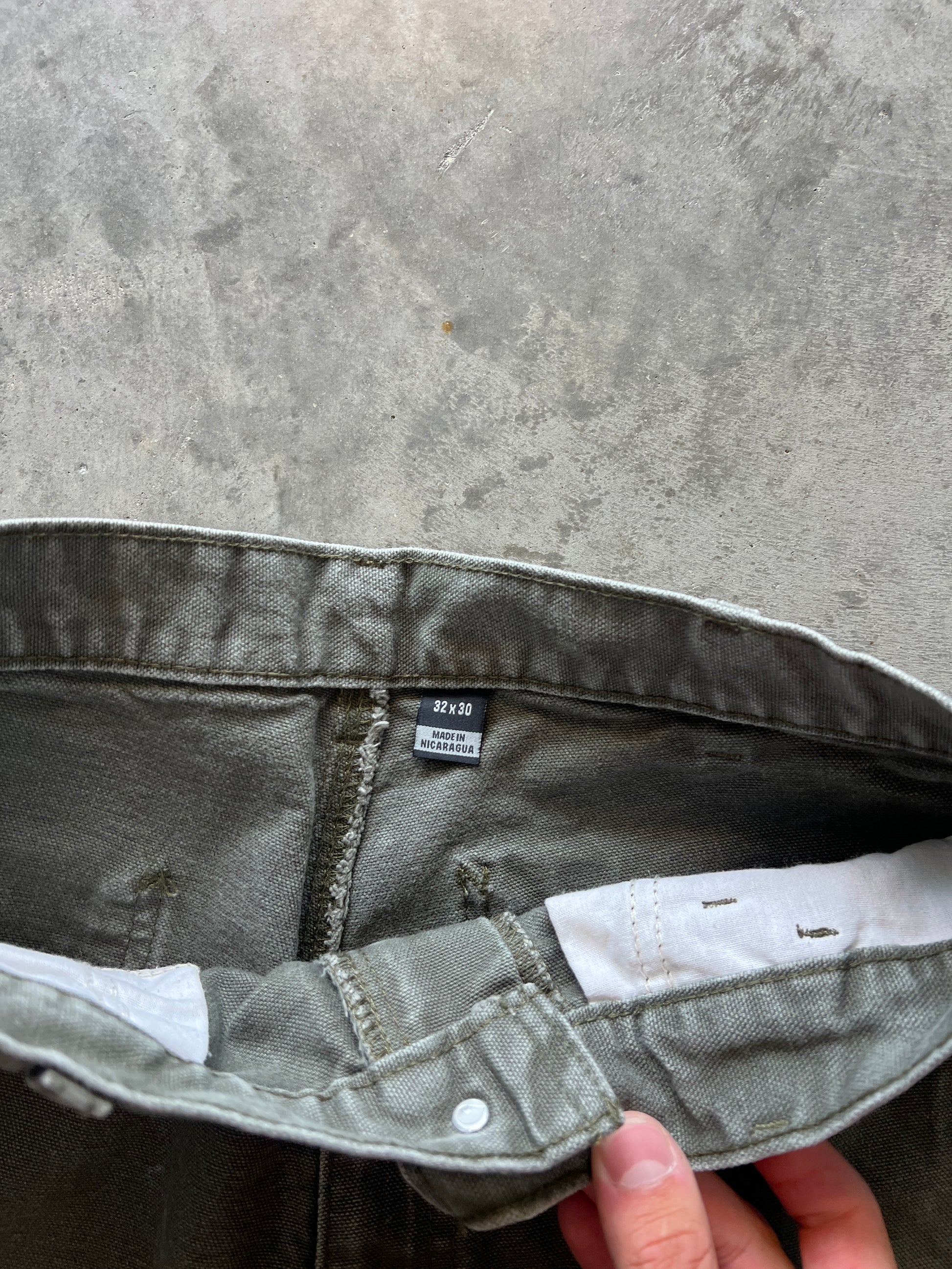Vintage Green Carhartt Carpenter Pants - 32x30