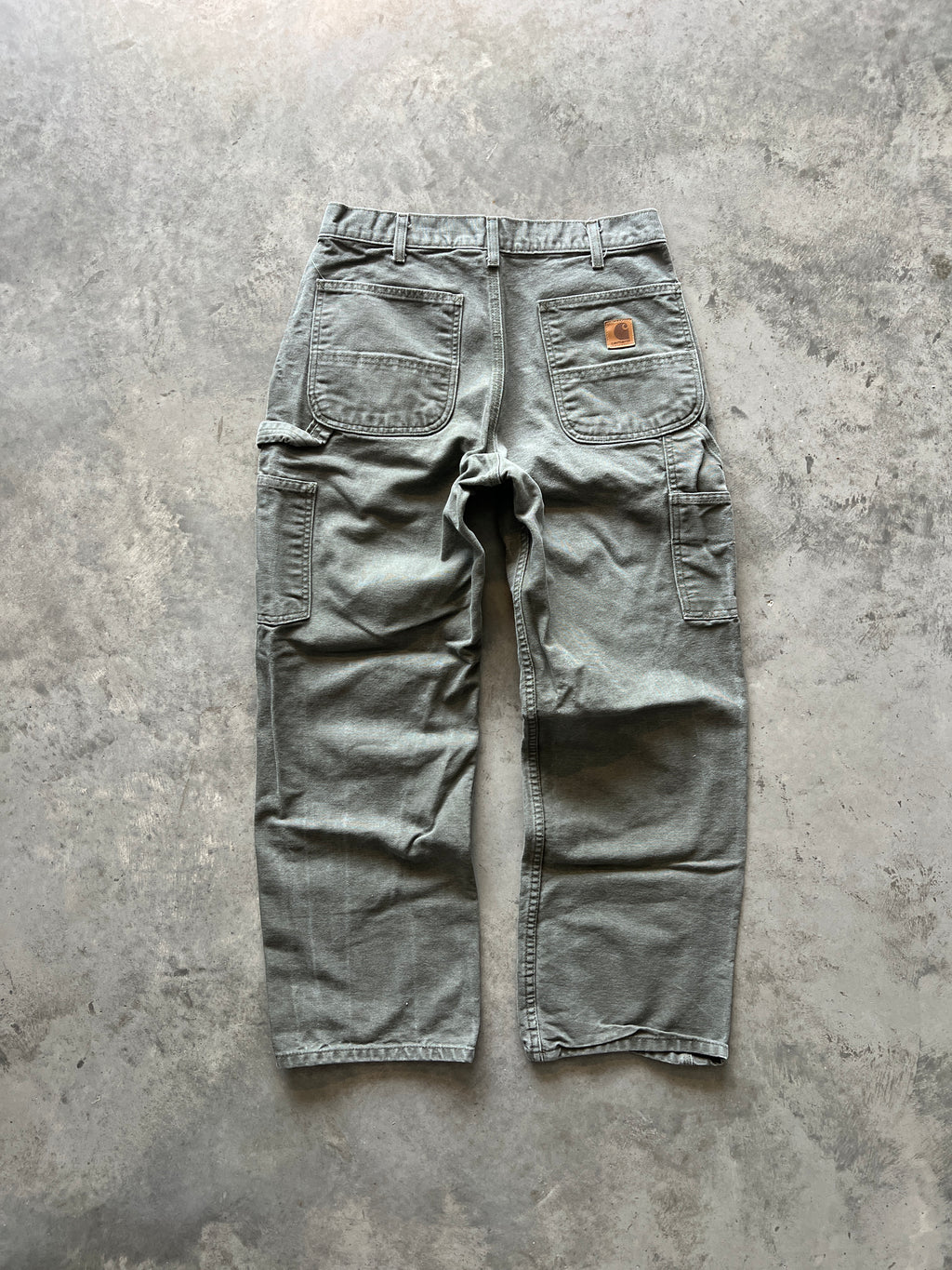 Vintage Green Carhartt Carpenter Pants - 32x30