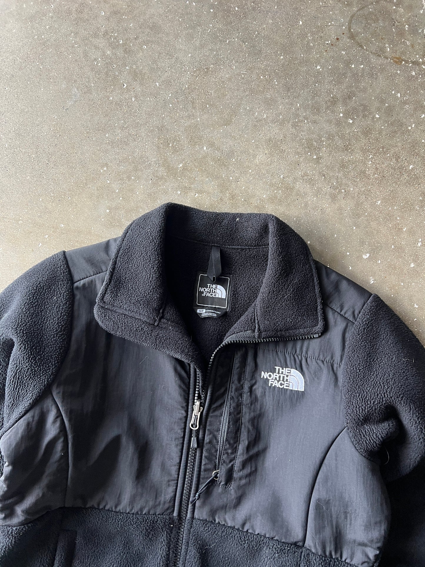 Vintage Black North Face Fleece Jacket - S