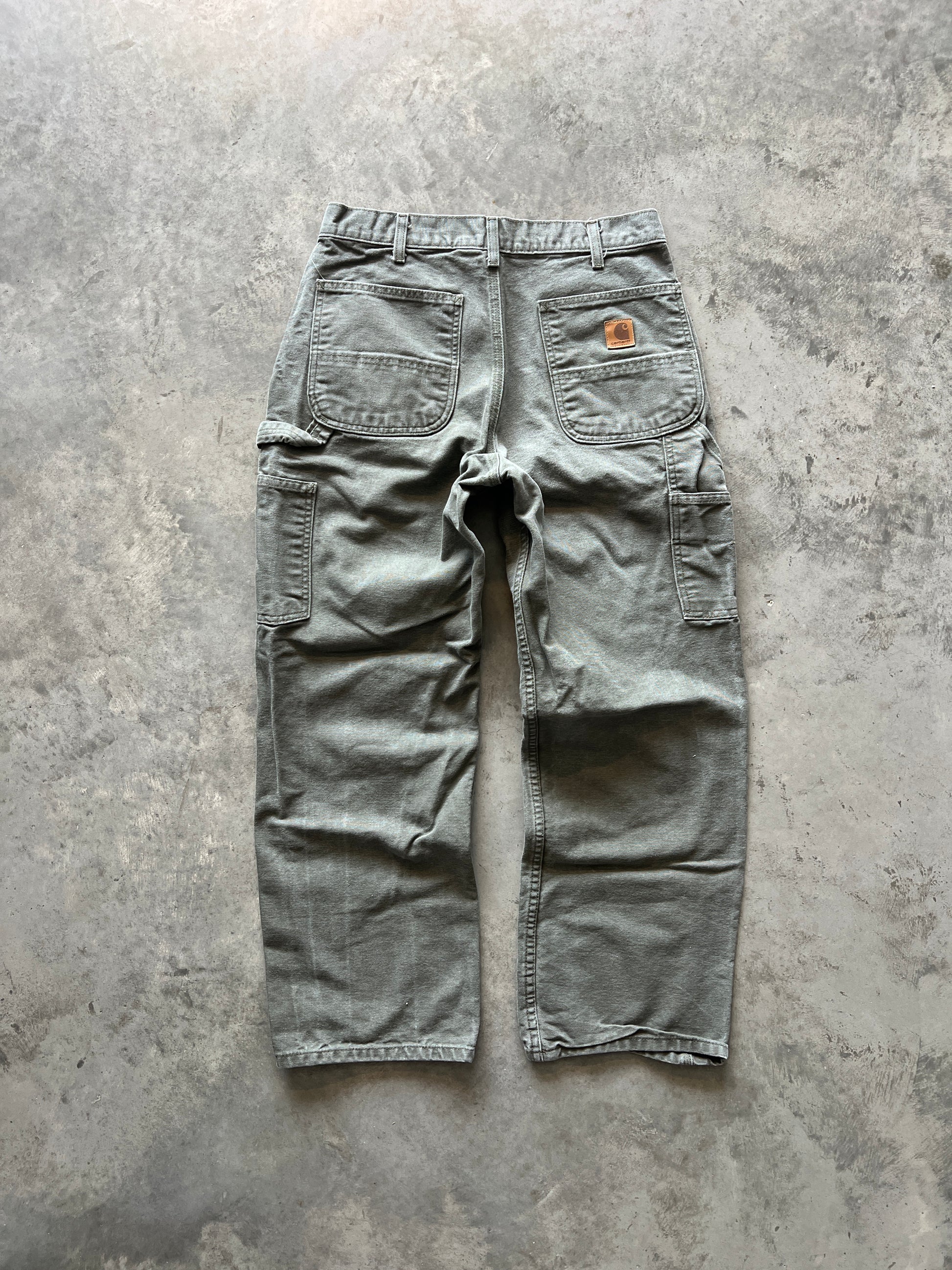 Vintage Green Carhartt Carpenter Pants - 32x30