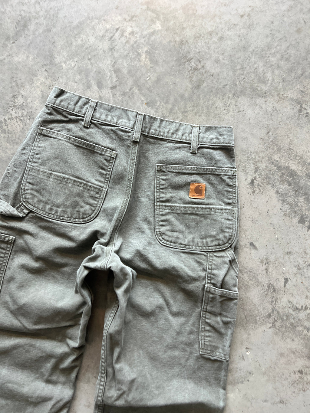Vintage Green Carhartt Carpenter Pants - 32x30