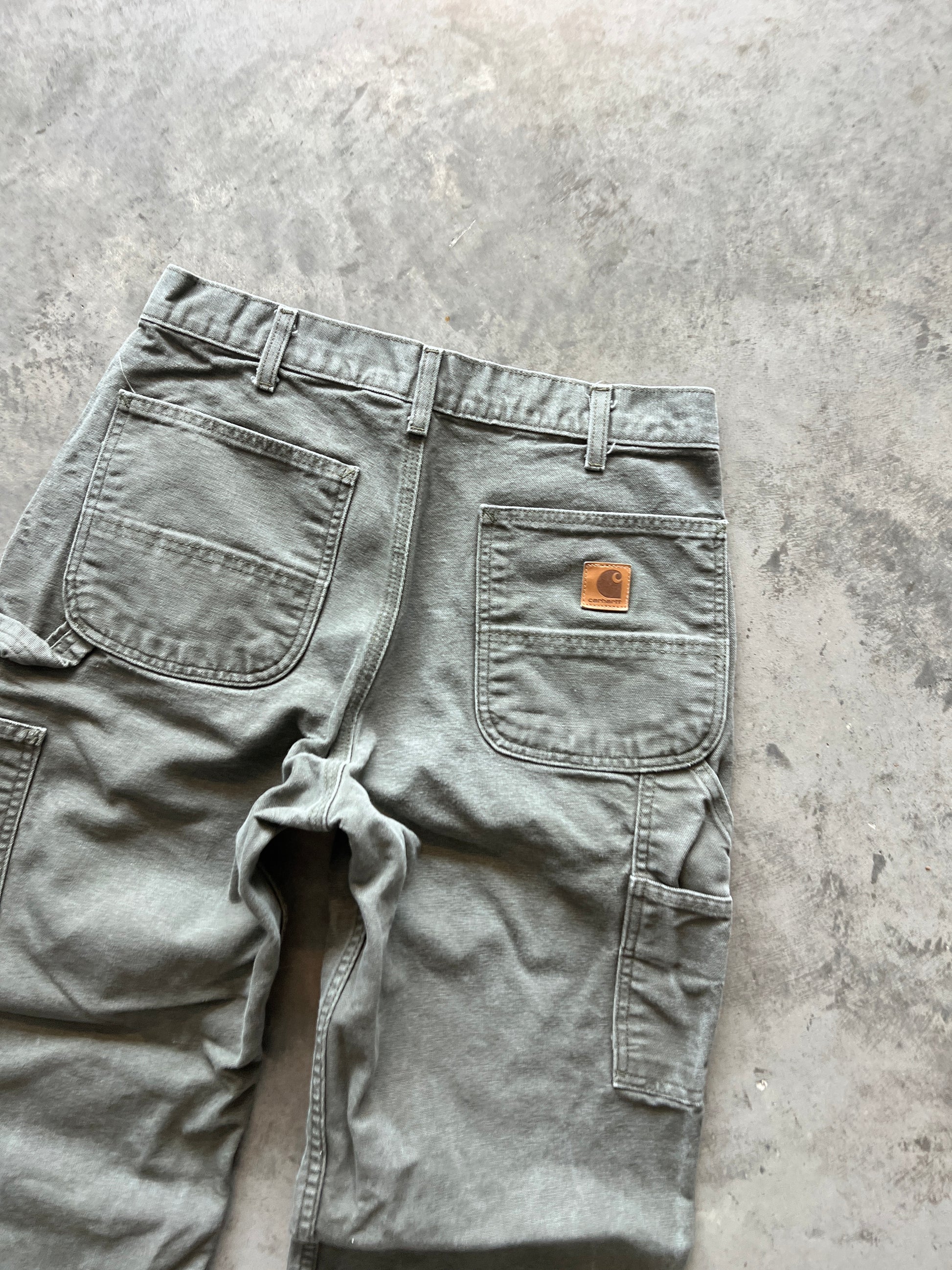 Vintage Green Carhartt Carpenter Pants - 32x30