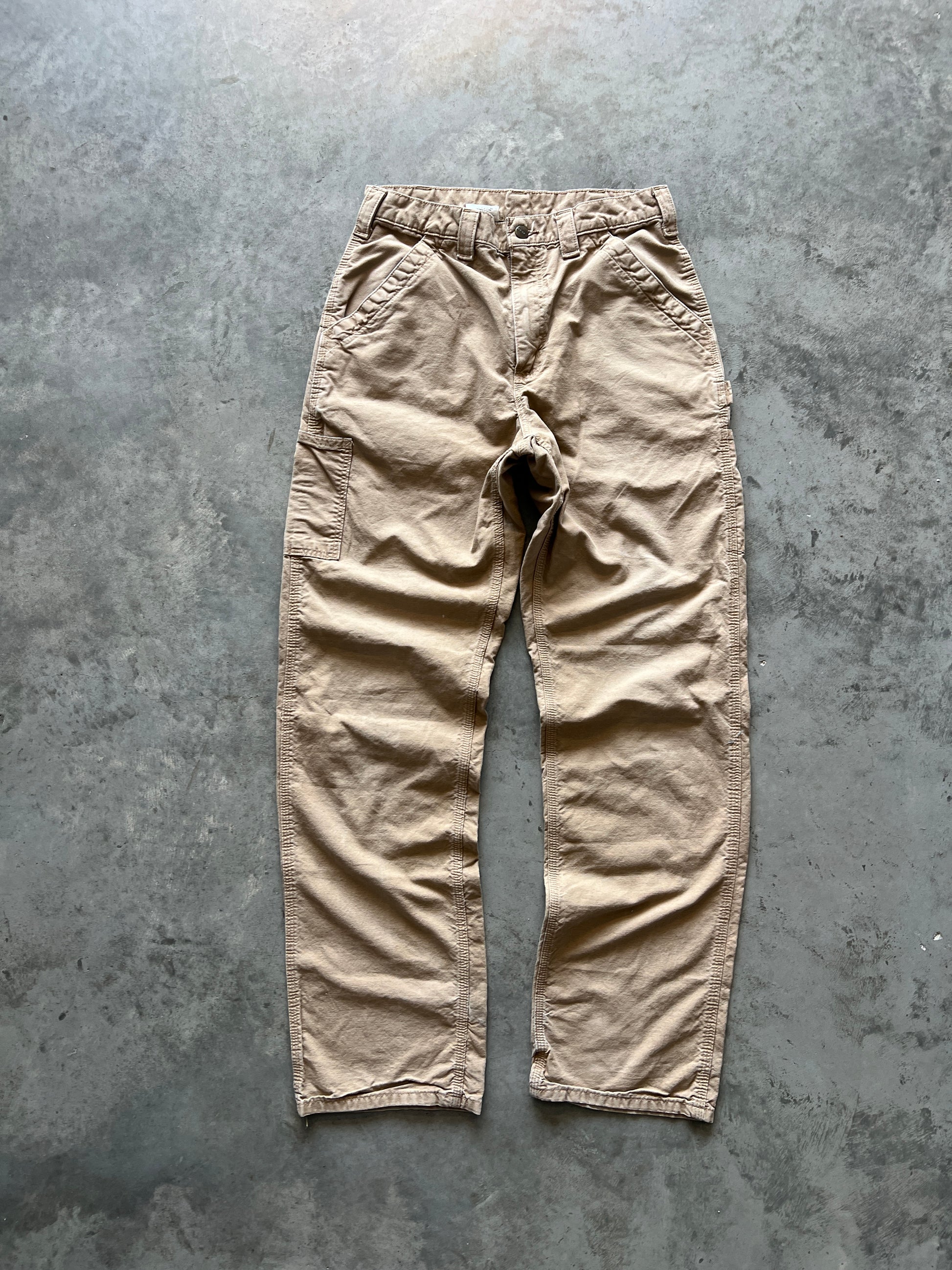 Vintage Tan Carhartt Carpenter Pants - 32x36