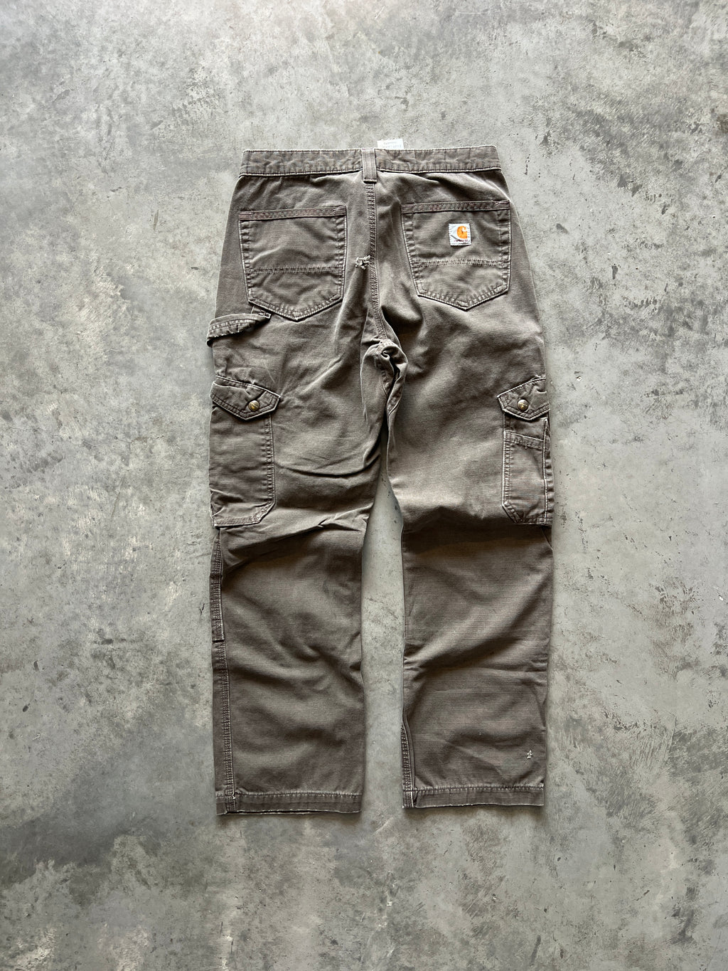 Vintage Faded Brown Carhartt Cargo Pants - 30x30