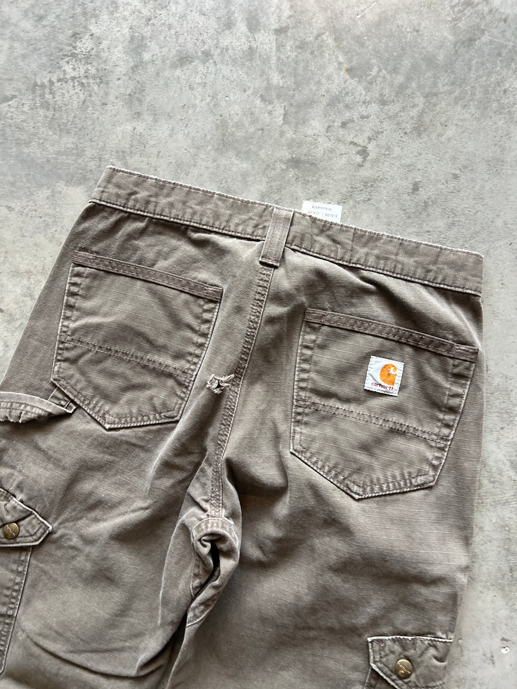 Vintage Faded Brown Carhartt Cargo Pants - 30x30