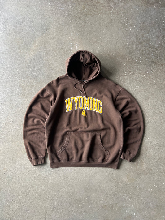 Vintage Brown Wyoming Hoodie - M