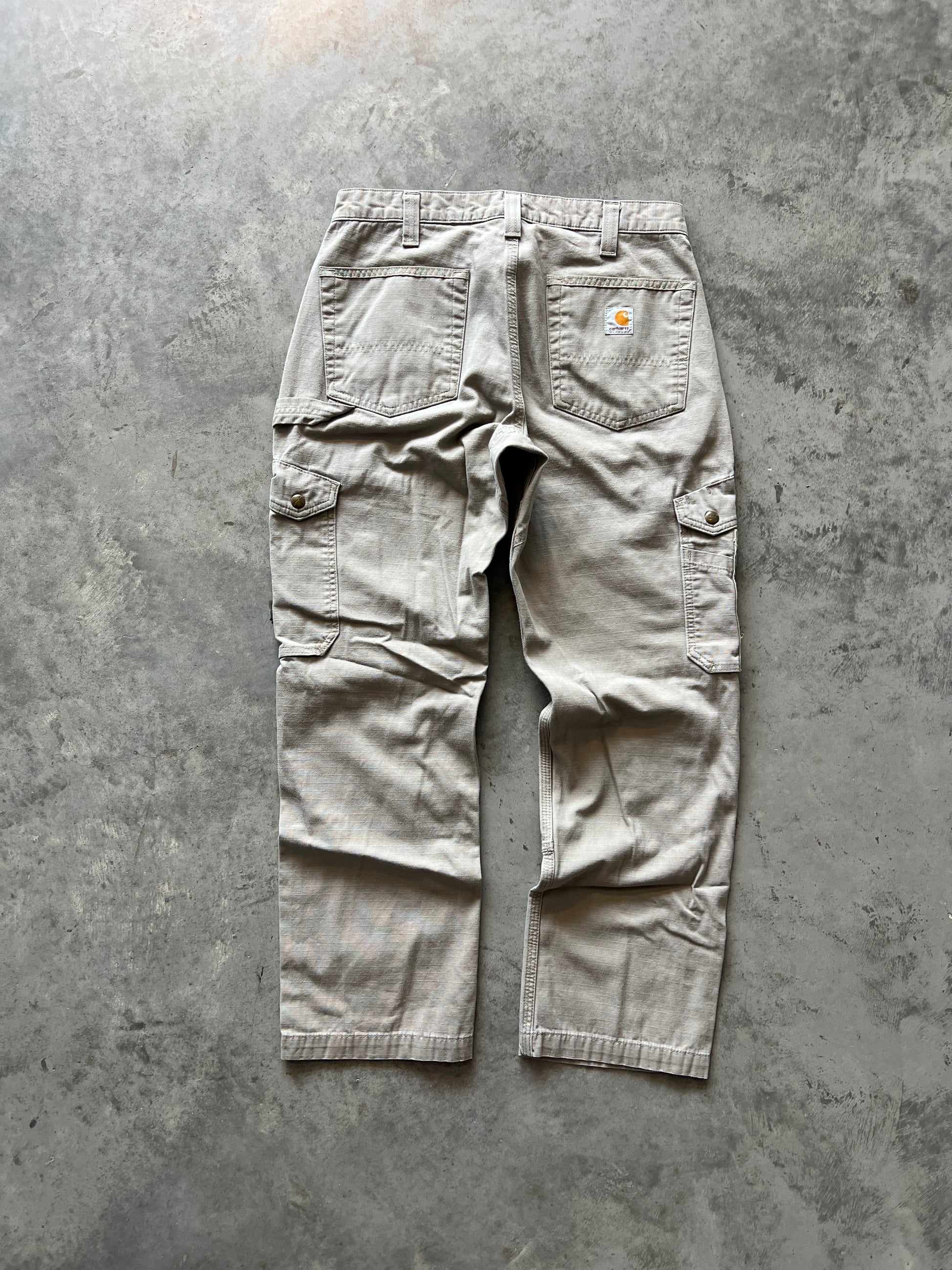 Vintage Cream Carhartt Cargo Pants - 32x30