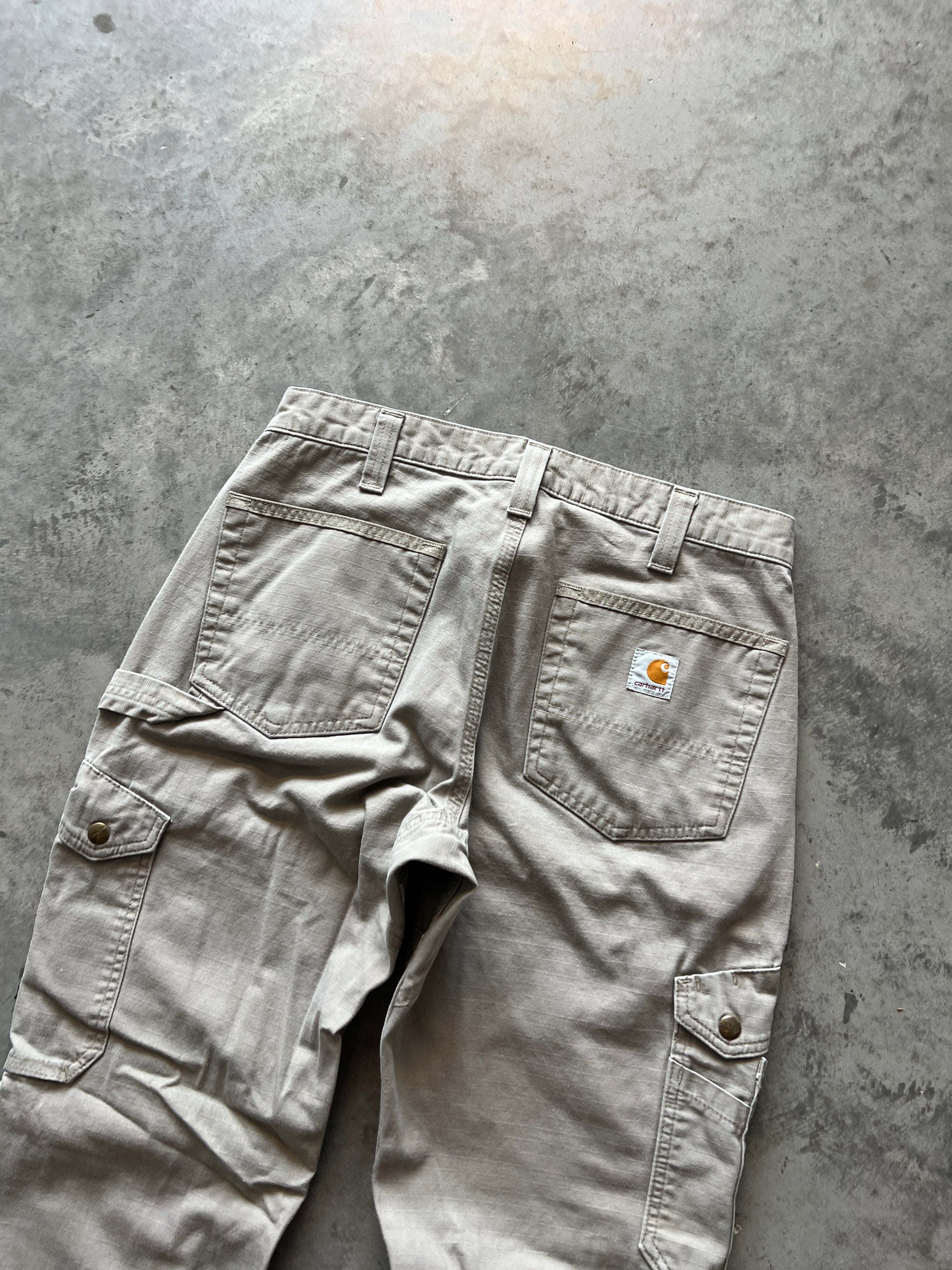 Vintage Cream Carhartt Cargo Pants - 32x30