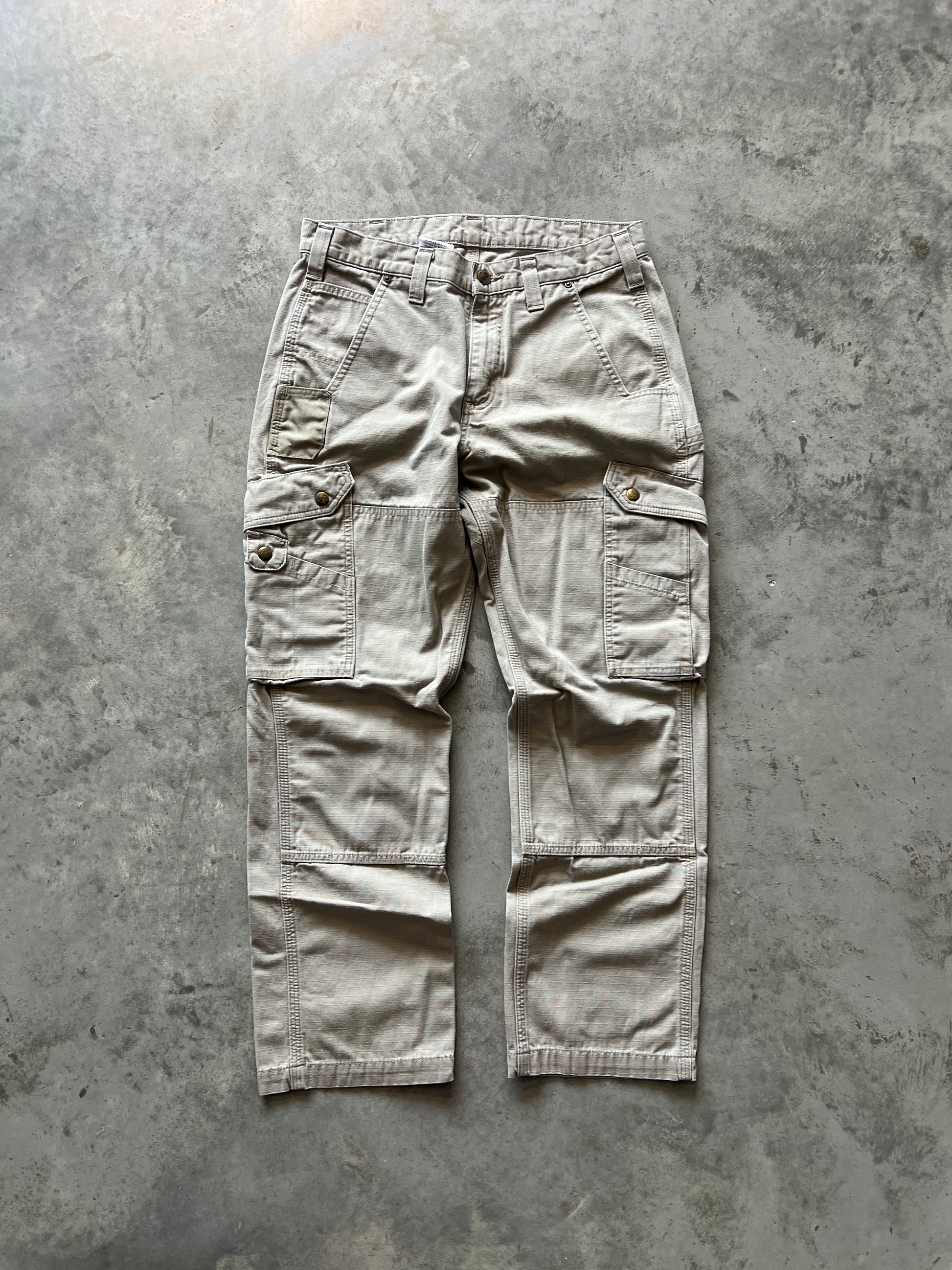 Vintage Cream Carhartt Cargo Pants - 32x30