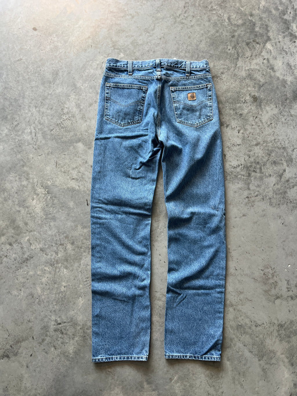 Vintage Blue Carhartt Carpenter Pants - 32x36