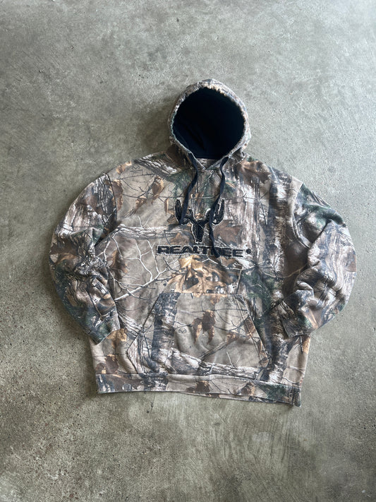 Vintage Real Tree Camo Hoodie - XXL