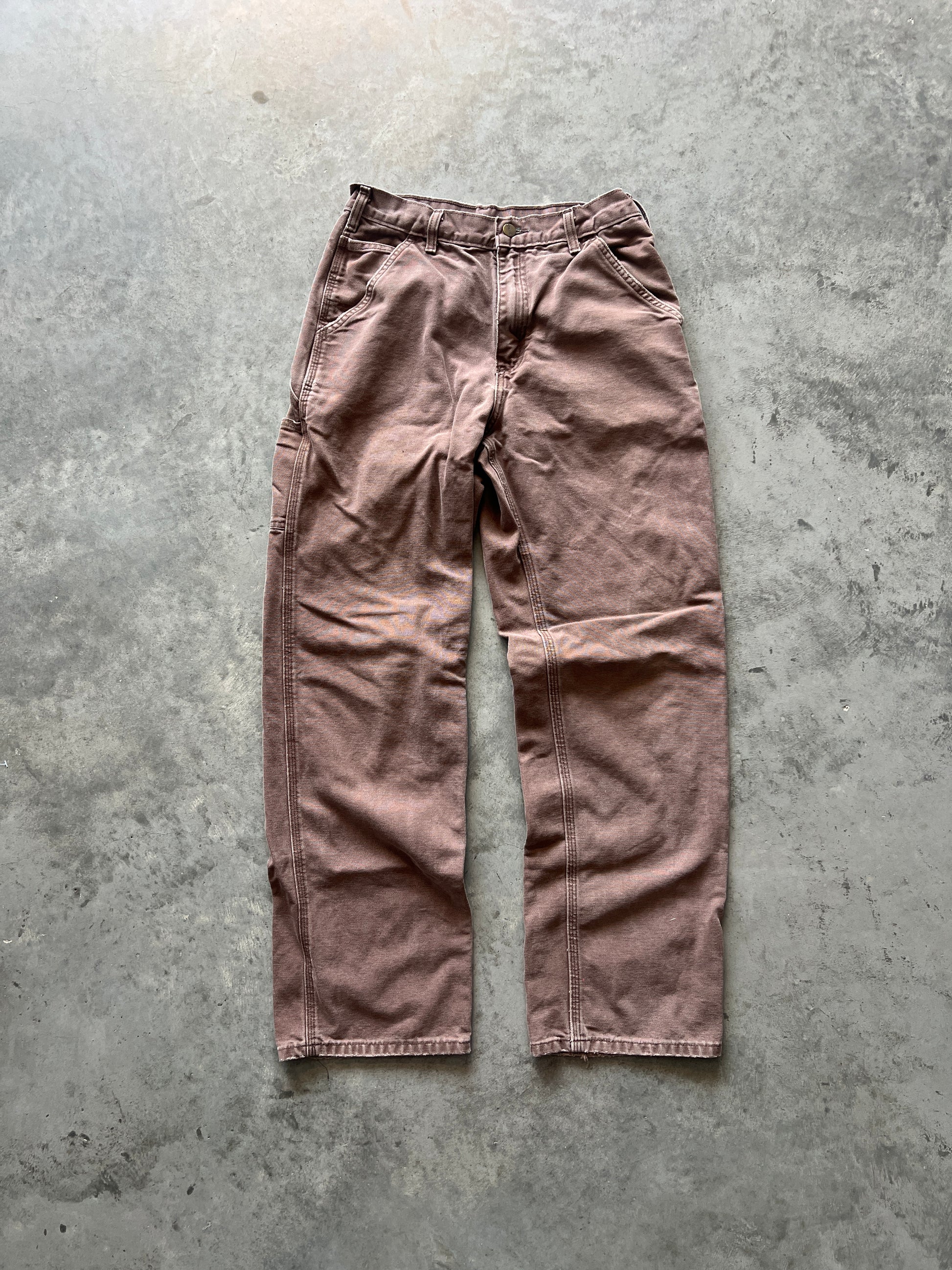 Vintage Faded Brown Carhartt Pants - 28x32