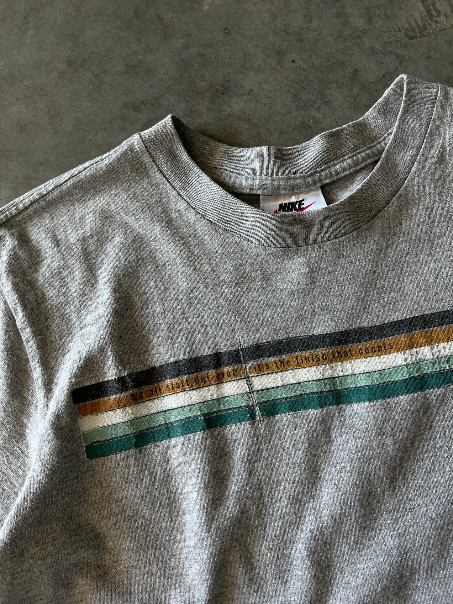 Vintage Grey Nike Running Shirt - S